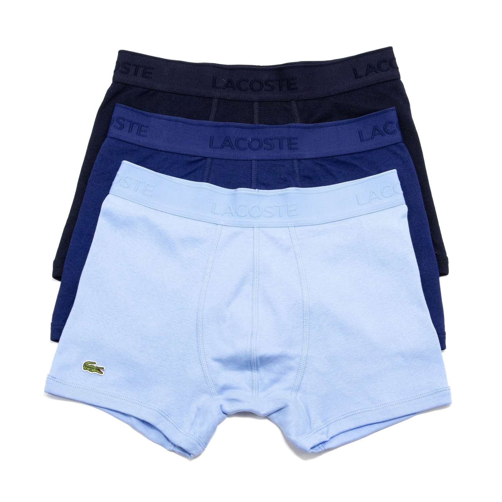 Lacoste Men Essentials Classic 3-Pack Cotton Trunks