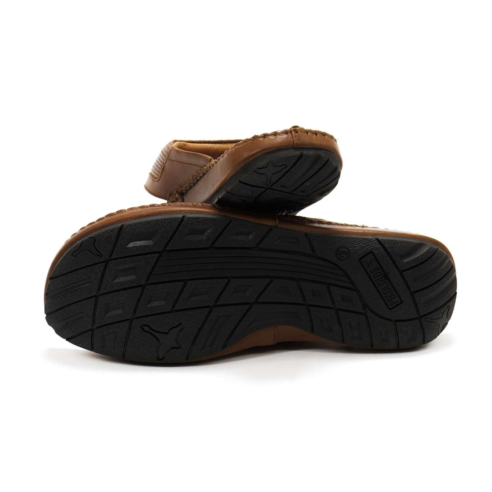 Pikolinos Men Tarifa Leather T-Strap Sandals
