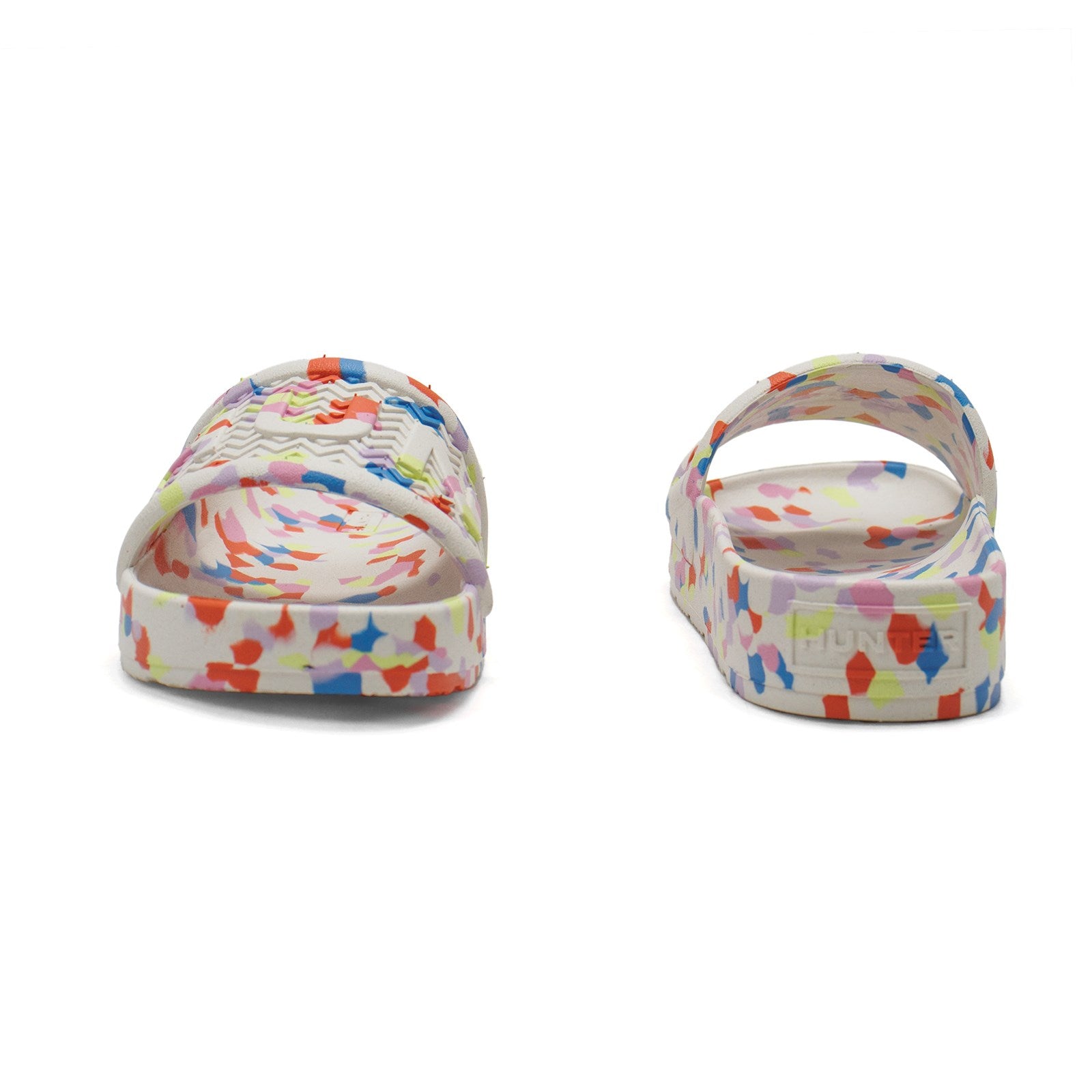 Hunter Women Original Marble Lightweight Moulded Sliders Sandals