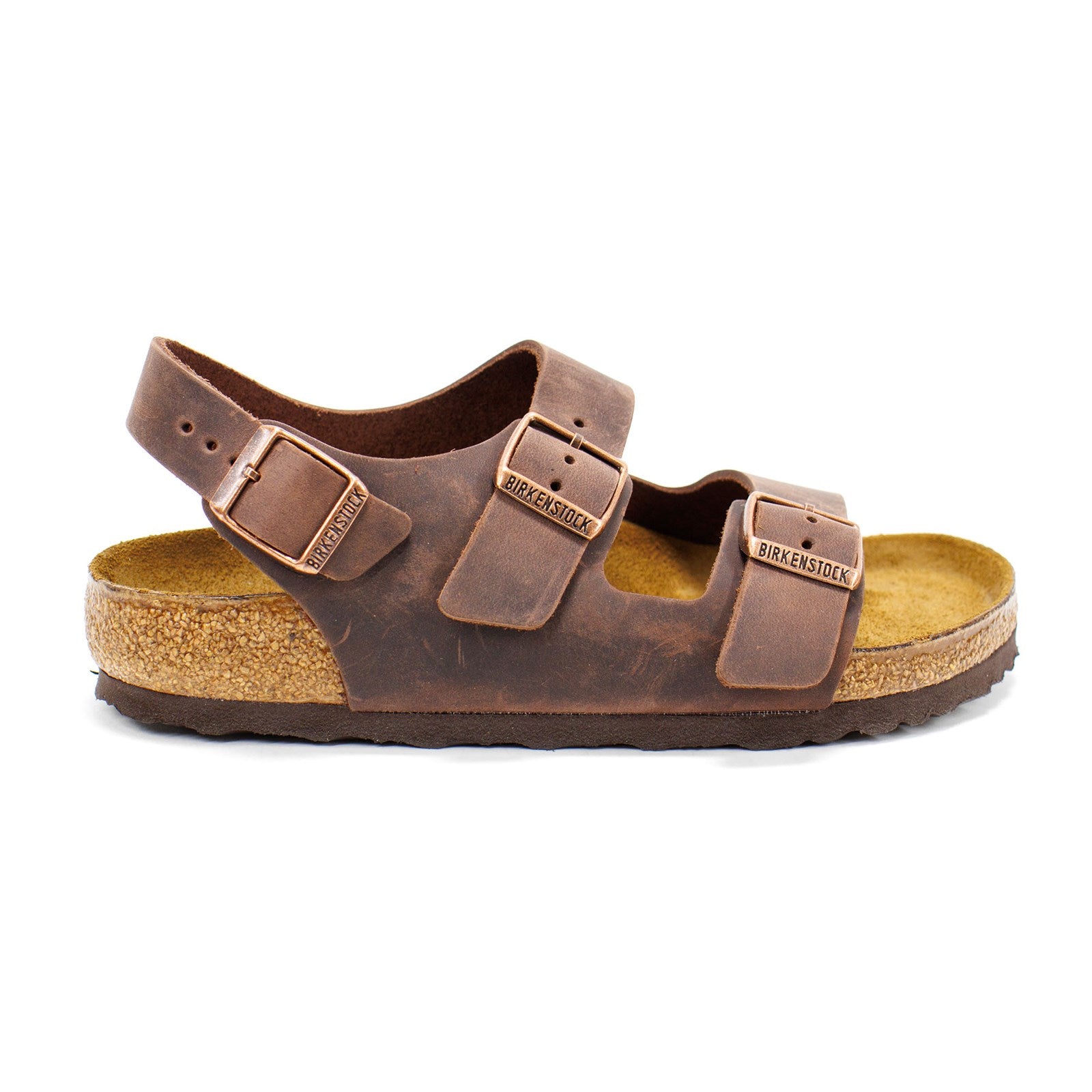 Birkenstock Men Milano Oiled Leather Sandal