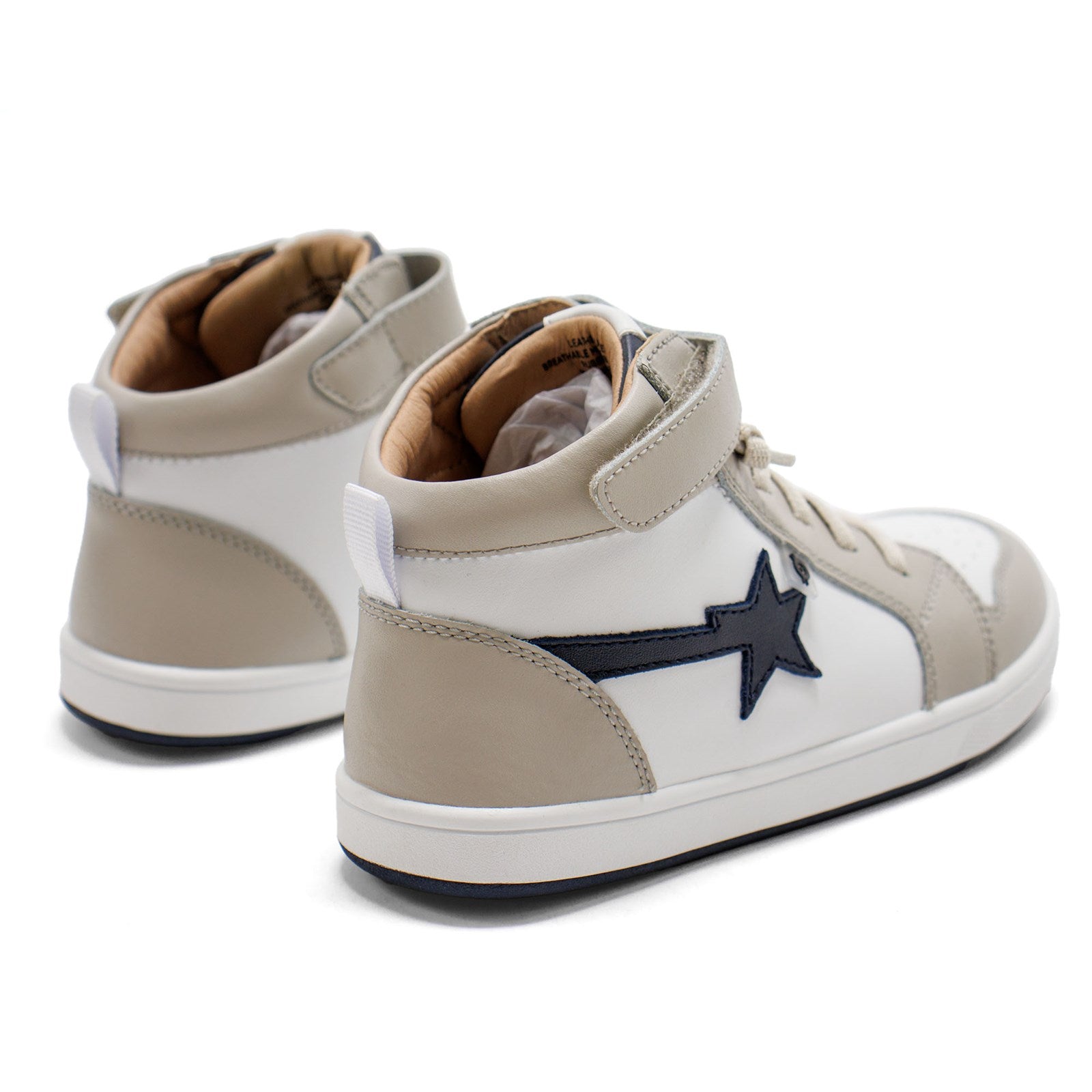Old Soles Boy Team Star High Top Lace-Up Sneakers