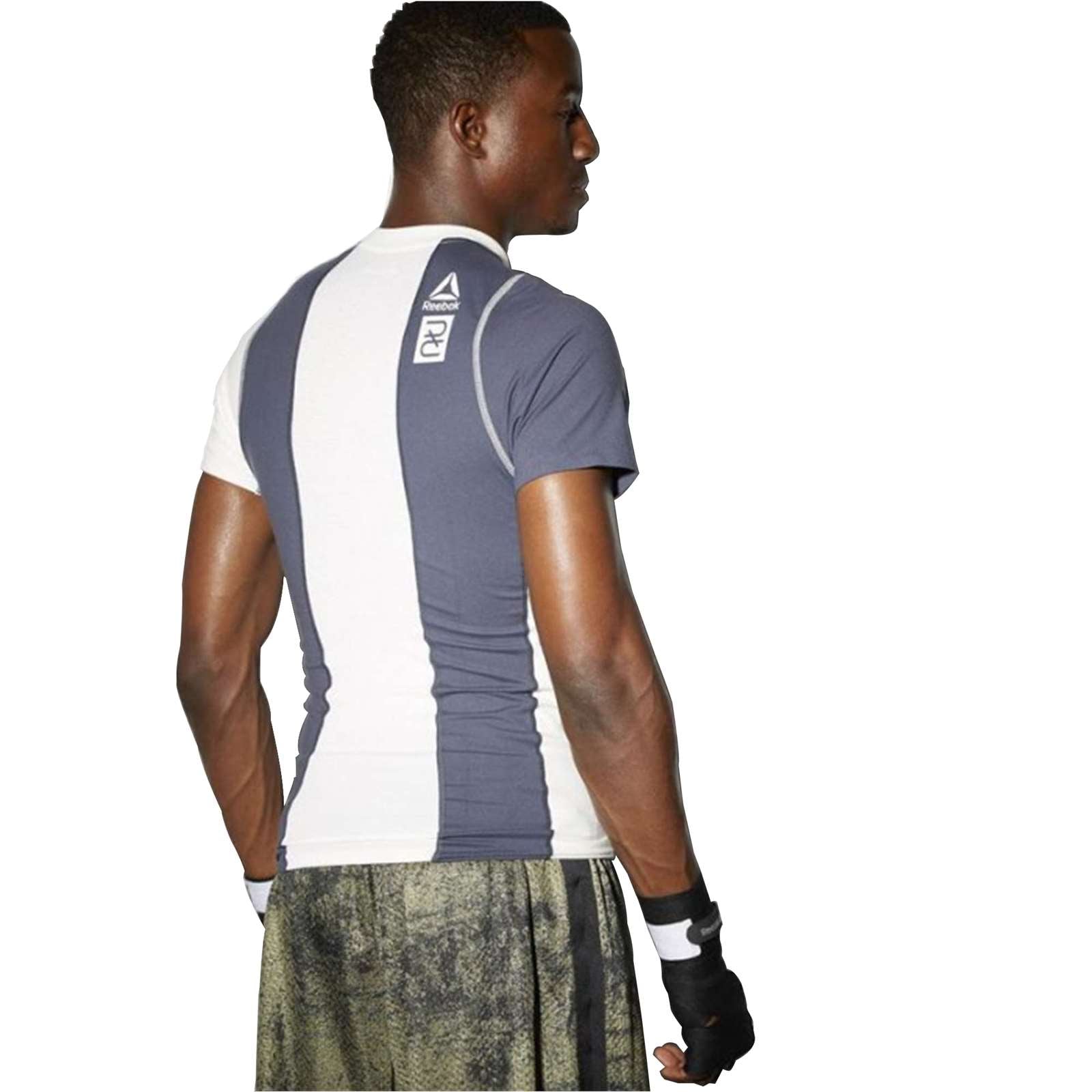 Reebok Men Combat Training Short Sleeve Rashguard