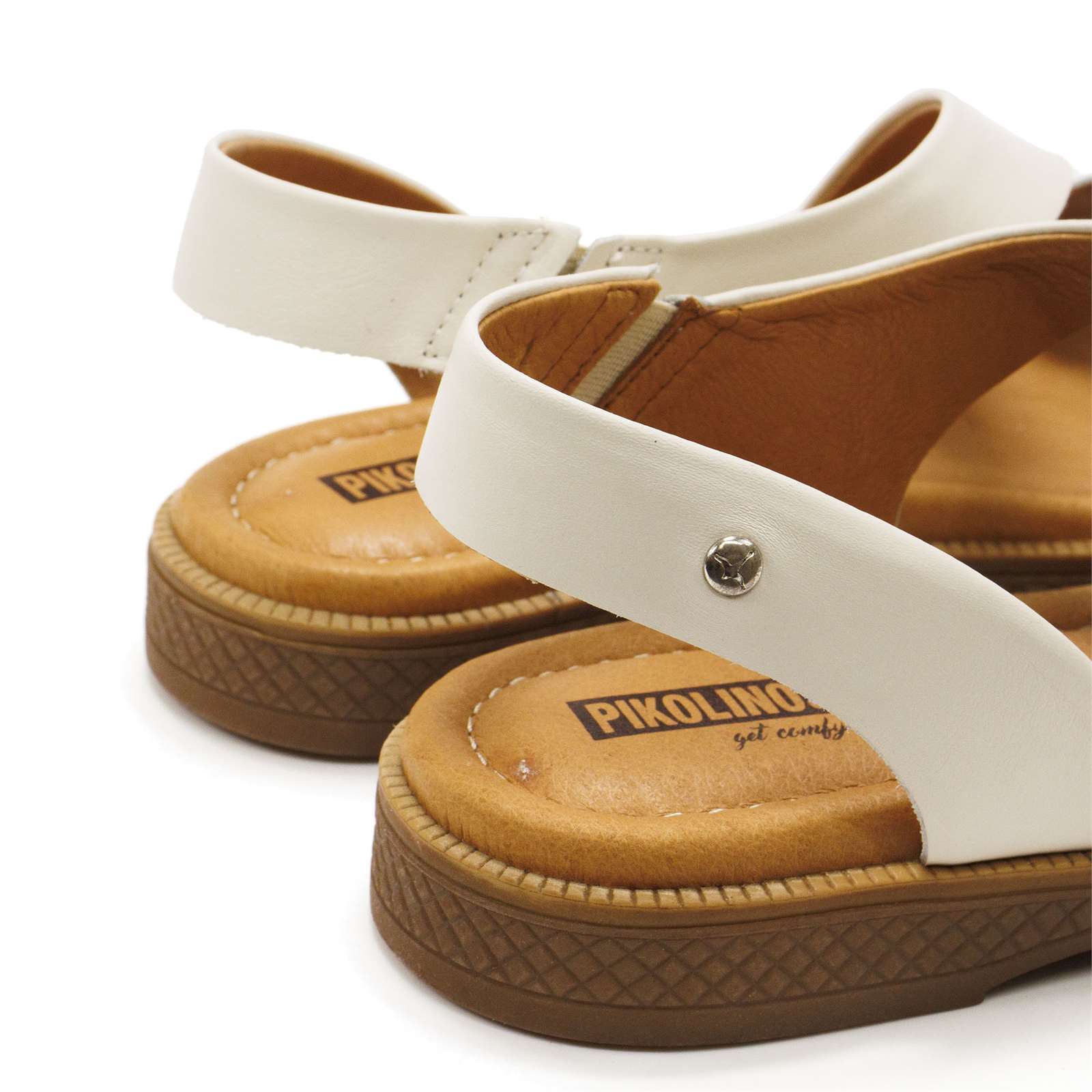 Pikolinos Women Moraira Leather Flat Sandals