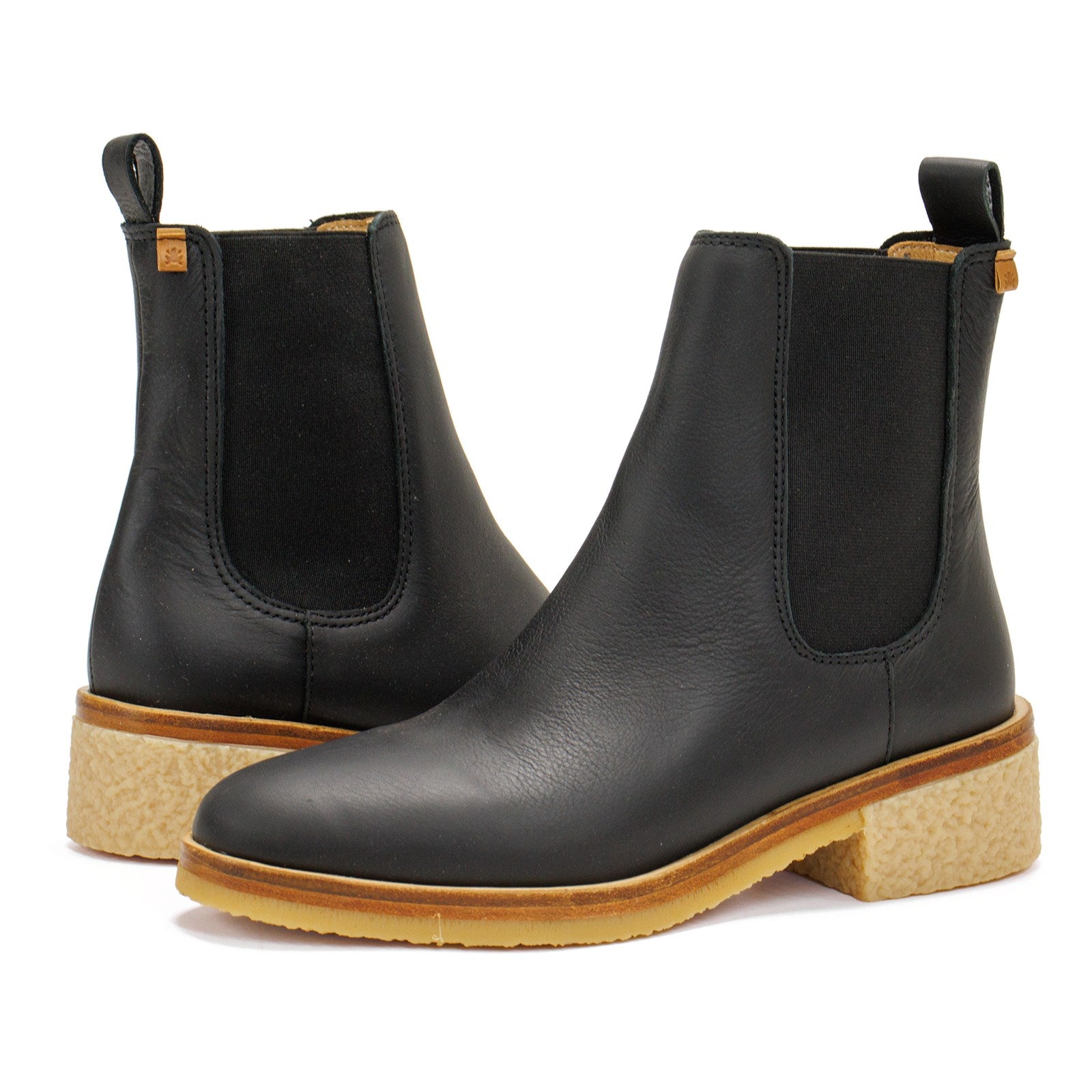 El Naturalista Women Irati Block Heel Ankle Boot