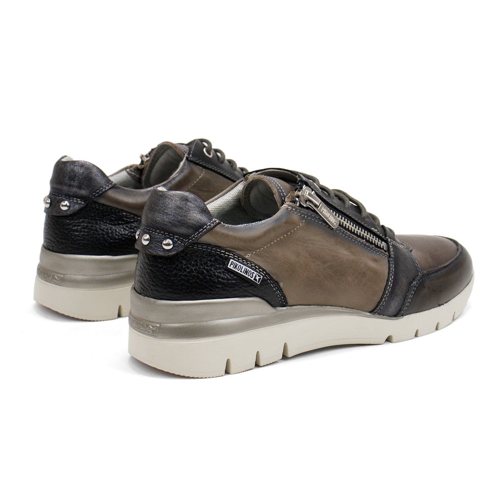 Pikolinos Women Cantabria W4r Leather Sneaker With Laces And Zipper