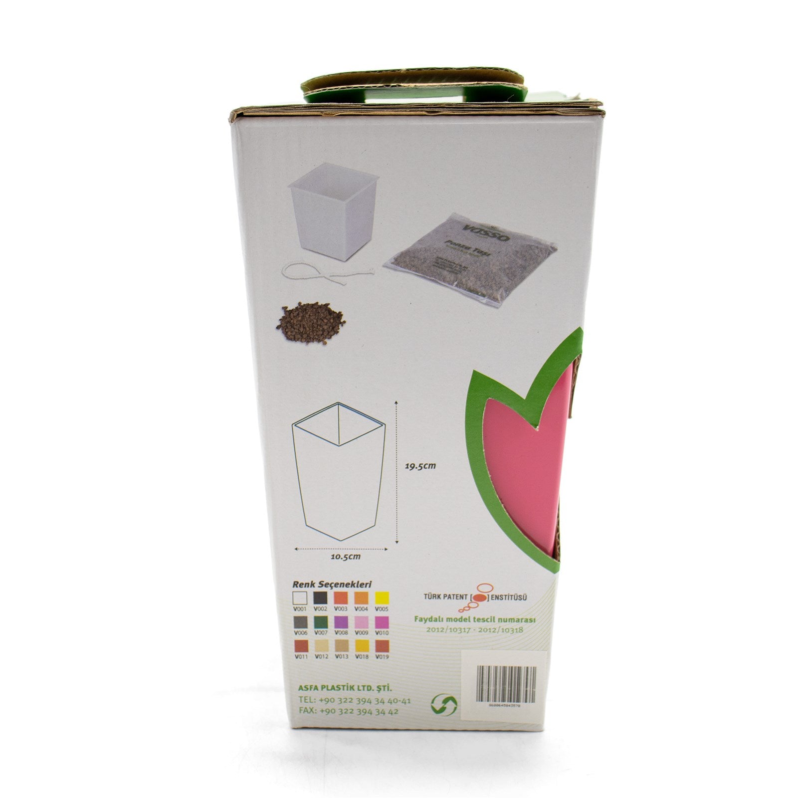 Vasso Kalika Vina Self Watering Pots Beige