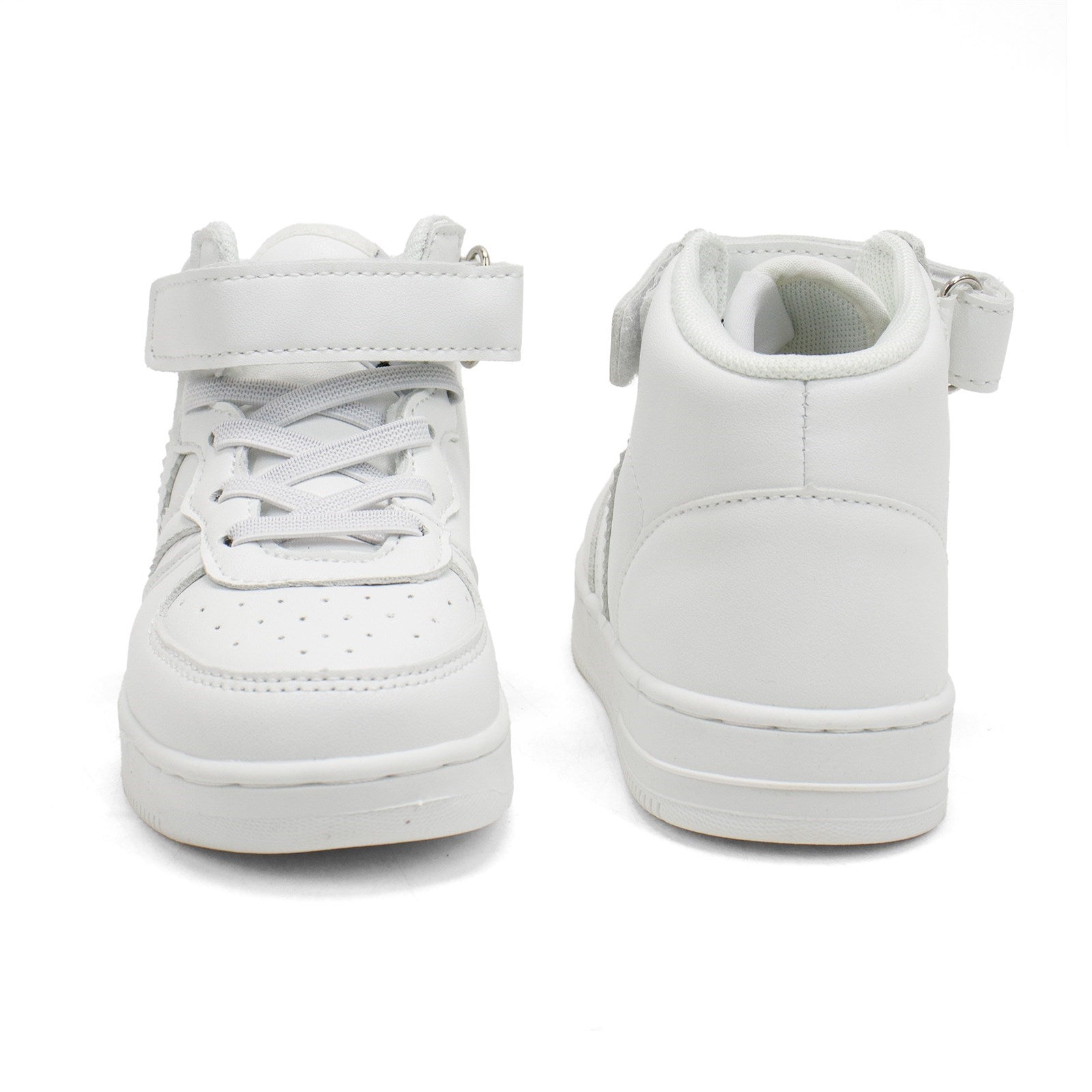Victoria Boy Tiempo Faux Leather High-Top Sneakers