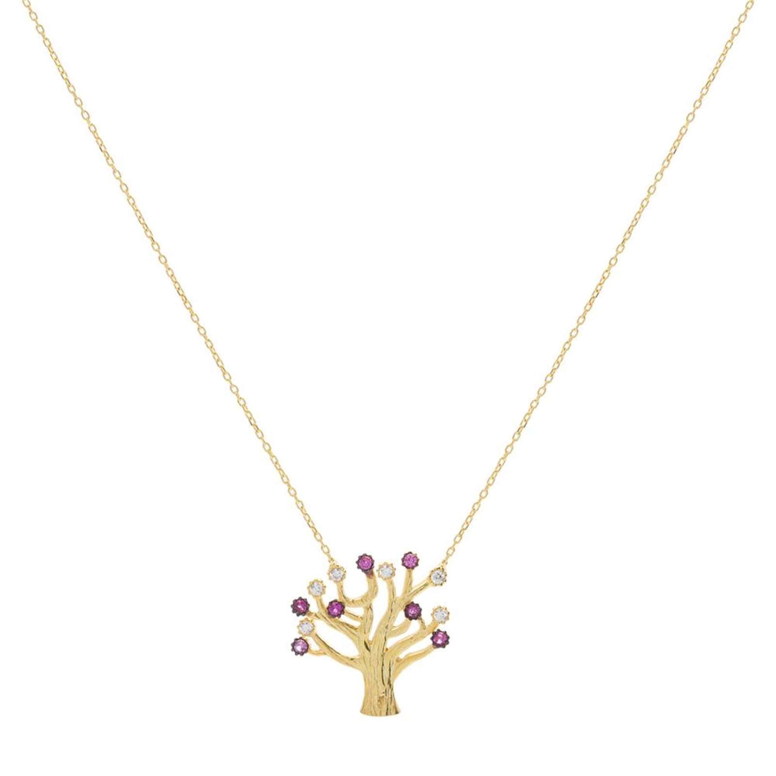 Athra Women Tree Of Life Necklace With Extension