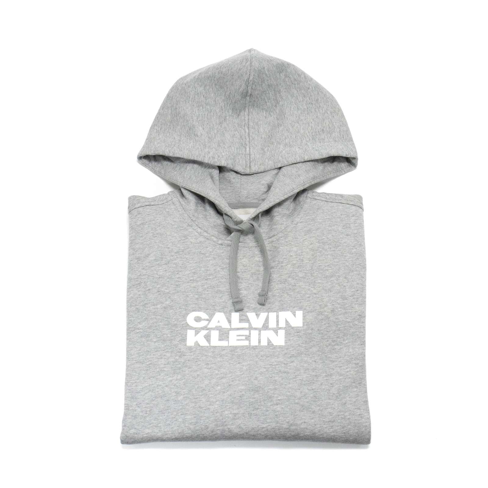 Calvin Klein Men Long Sleeve Nyc Triple Logo Crew Neck Hoodie