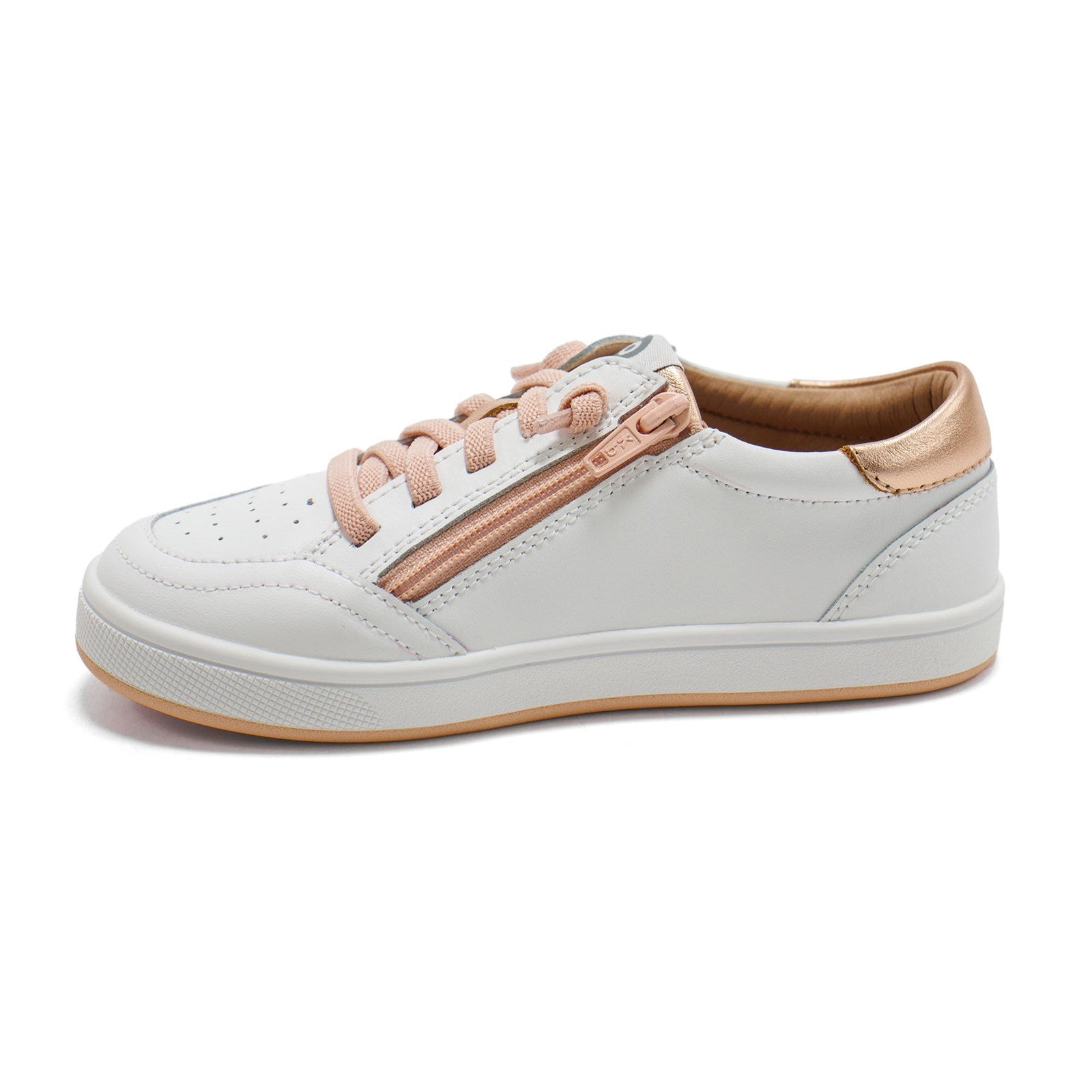 Old Soles Girl Platinum Runner Low Top Sneaker