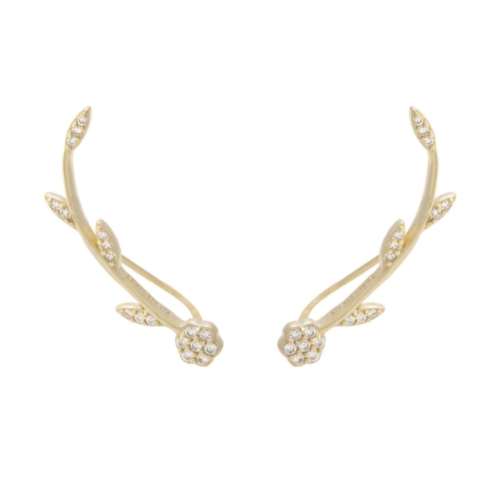 Athra Women Flower Illusion Earring