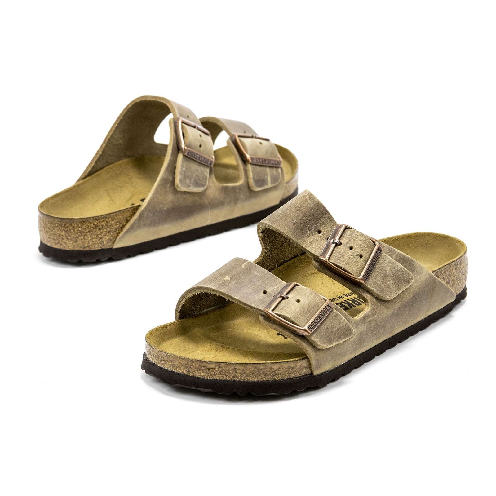 Birkenstock Men Arizona Oiled Leather Sandals