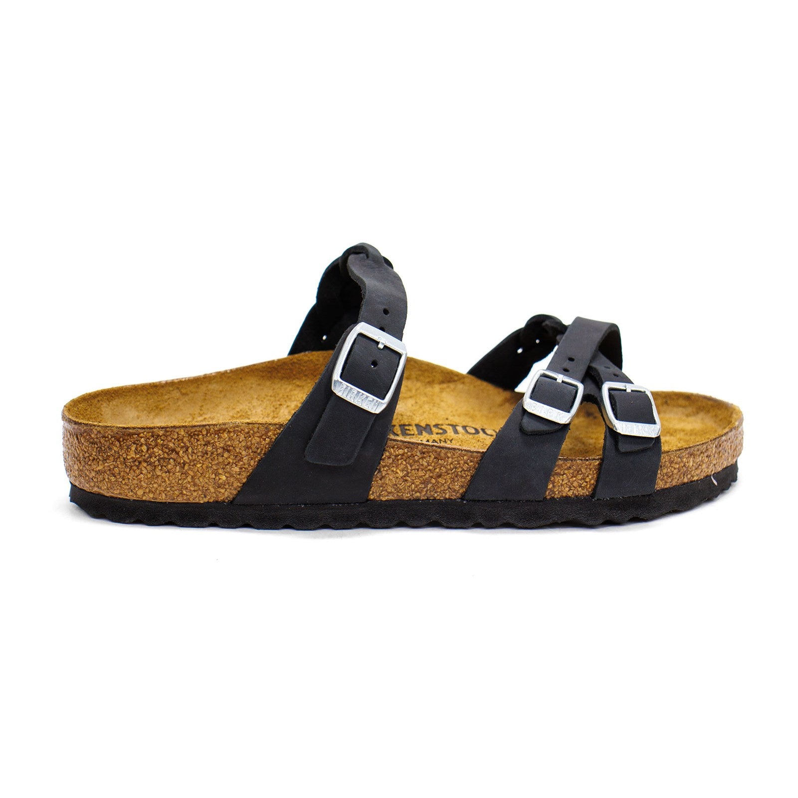 Birkenstock Women Franca Braided Oiled Leather Sandal