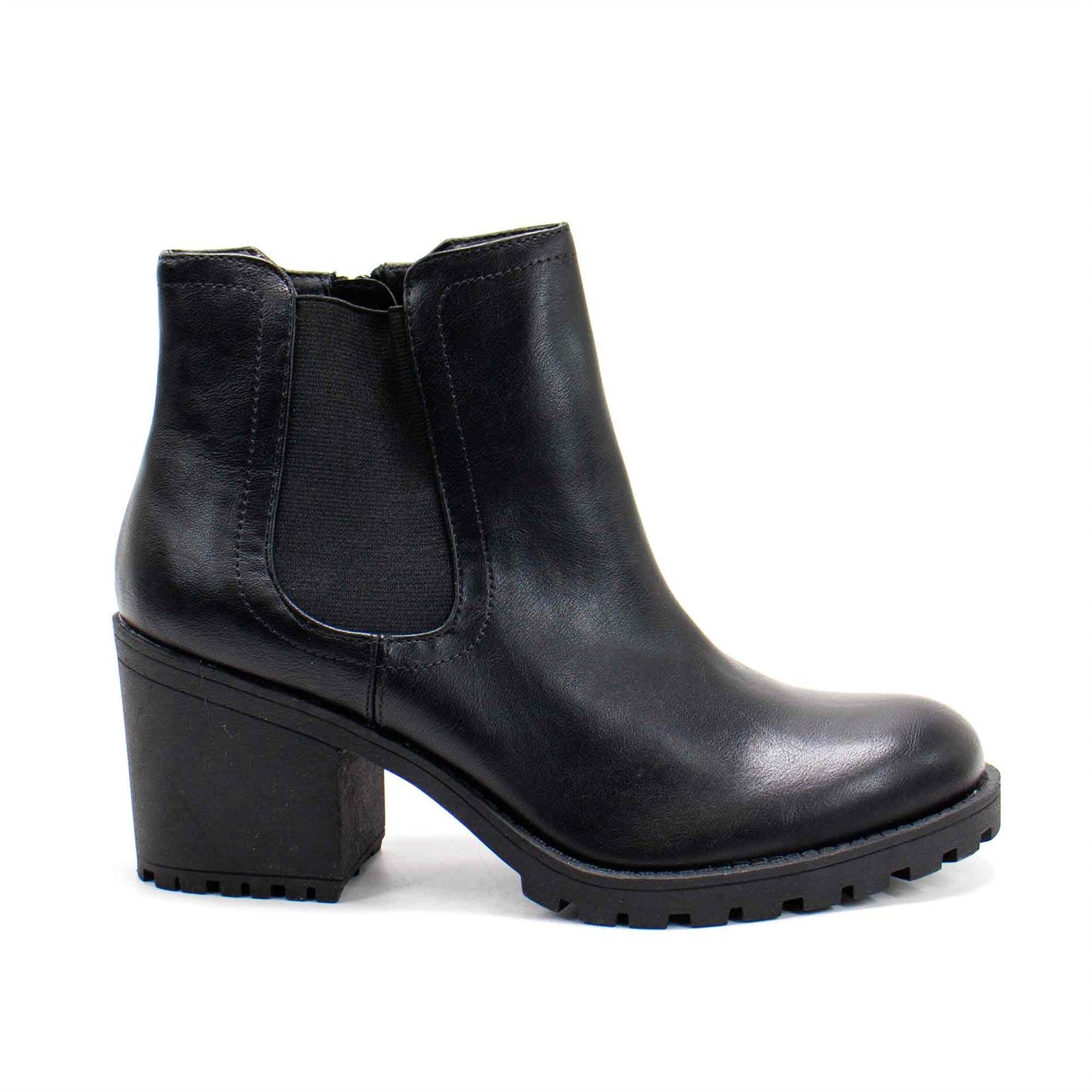 Sun+Stone Women Morghan Faux Leather Ankle Boots