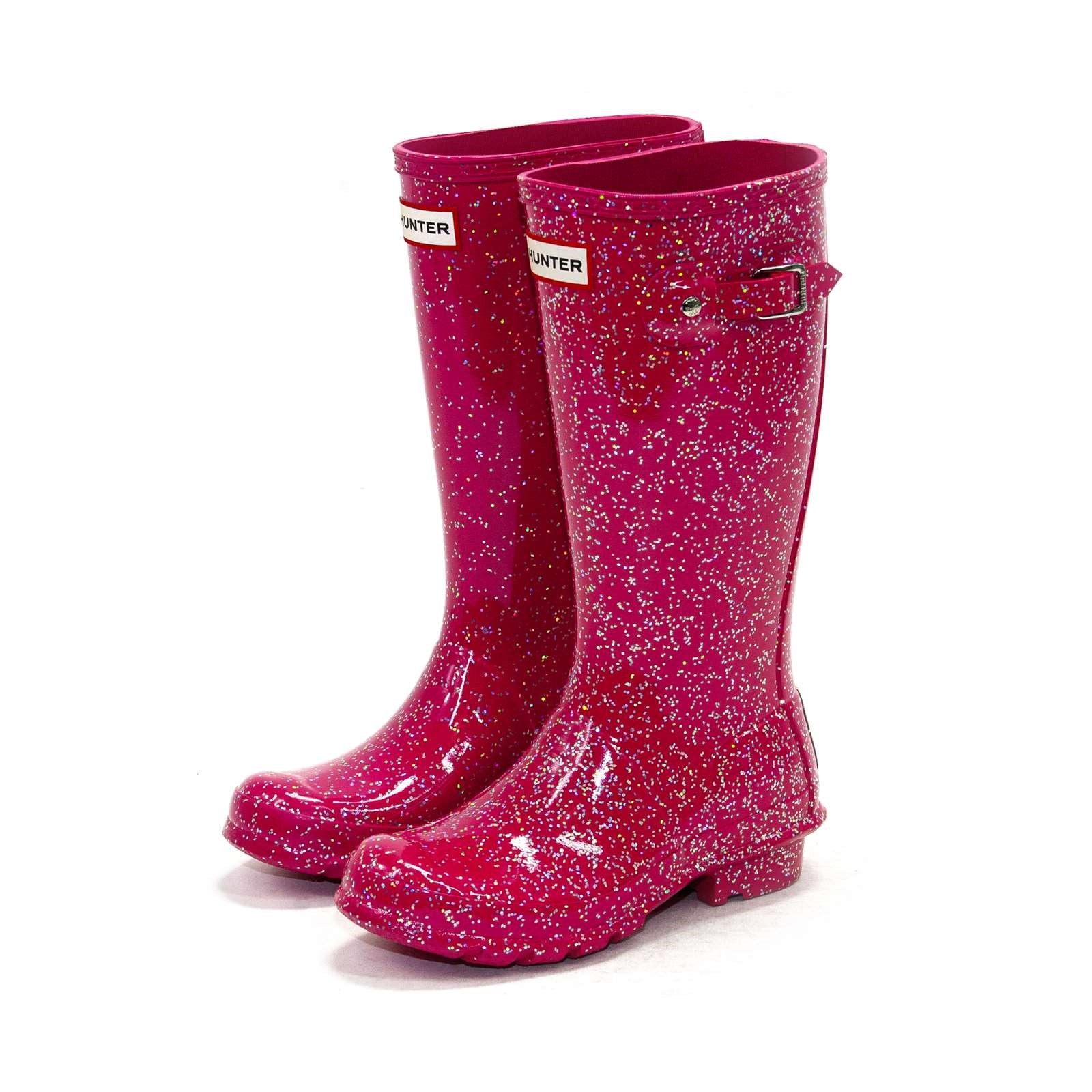 Hunter Boy Big Kids Original Giant Glitter Rain Boots