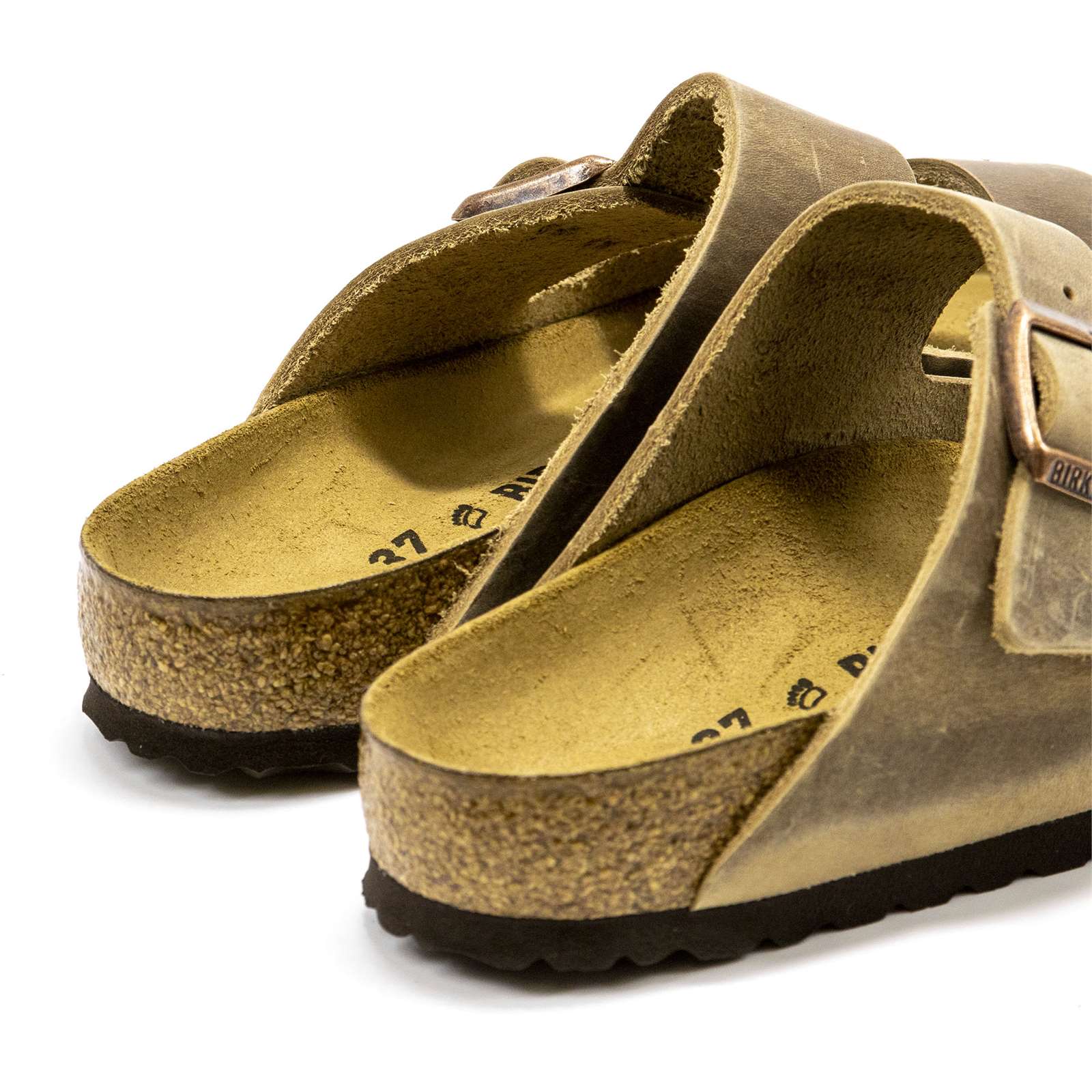 Birkenstock Men Arizona Oiled Leather Sandals