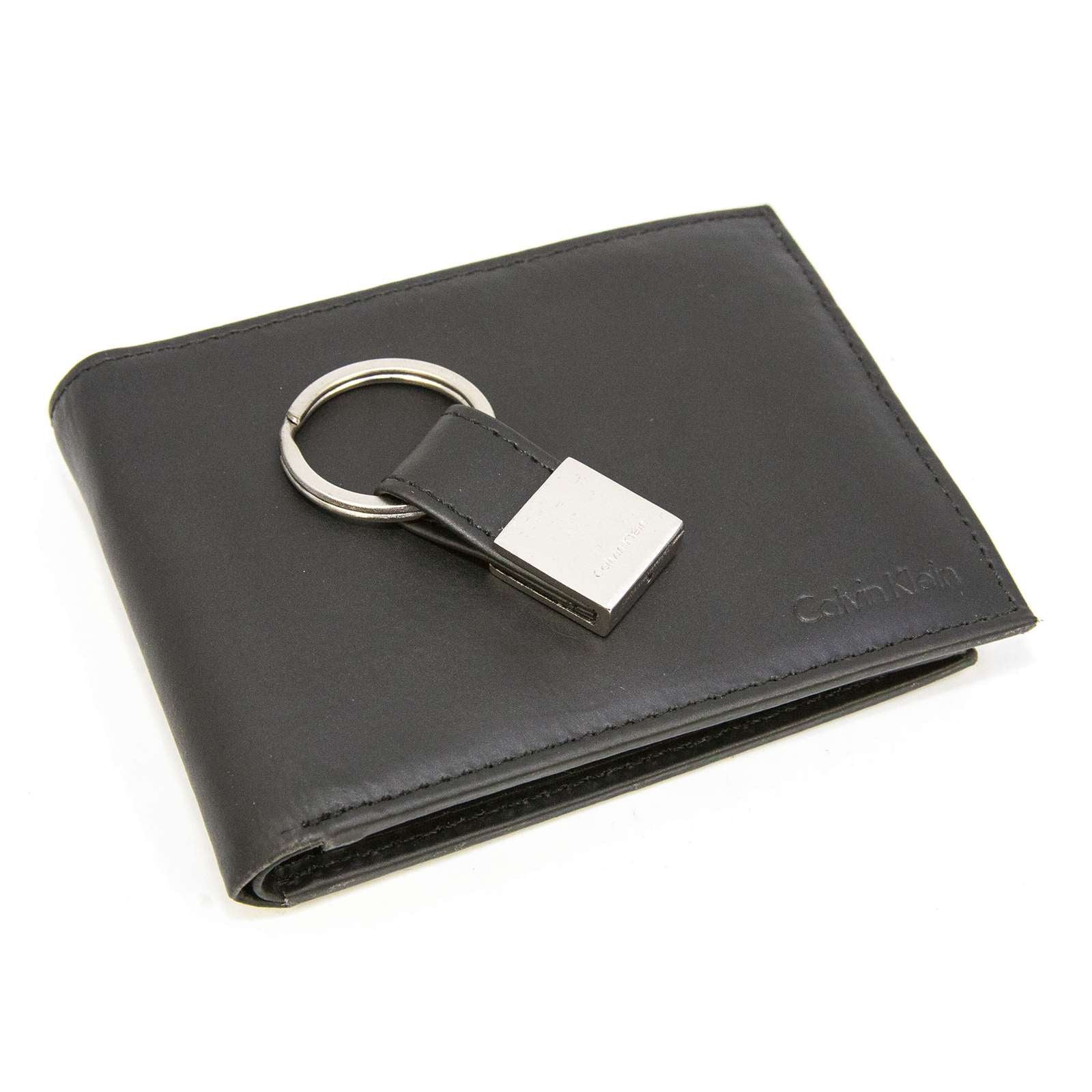 Calvin Klein Men Bookfold Wallet And Key Fob Set