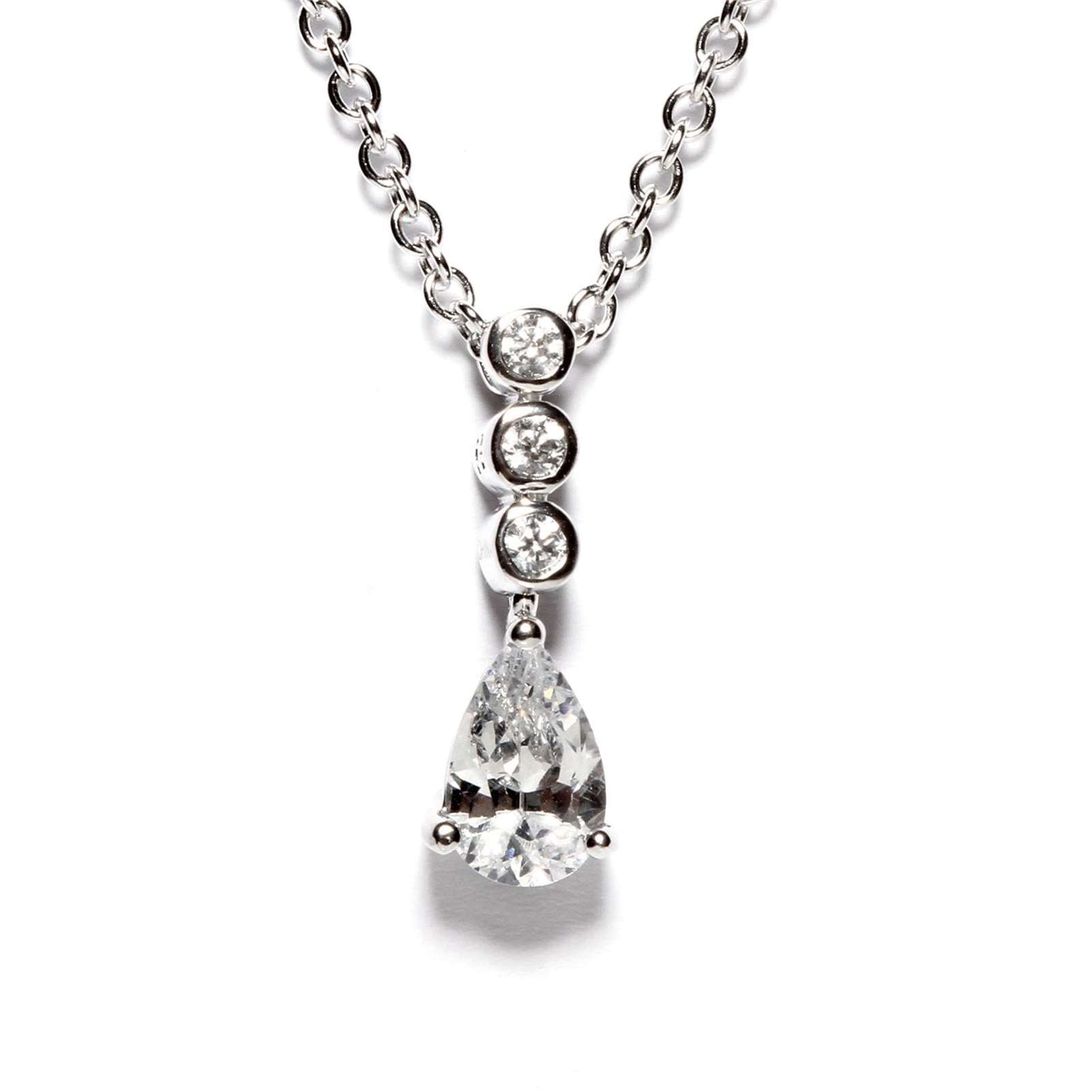 Athra Women 16" Teardrop Necklace