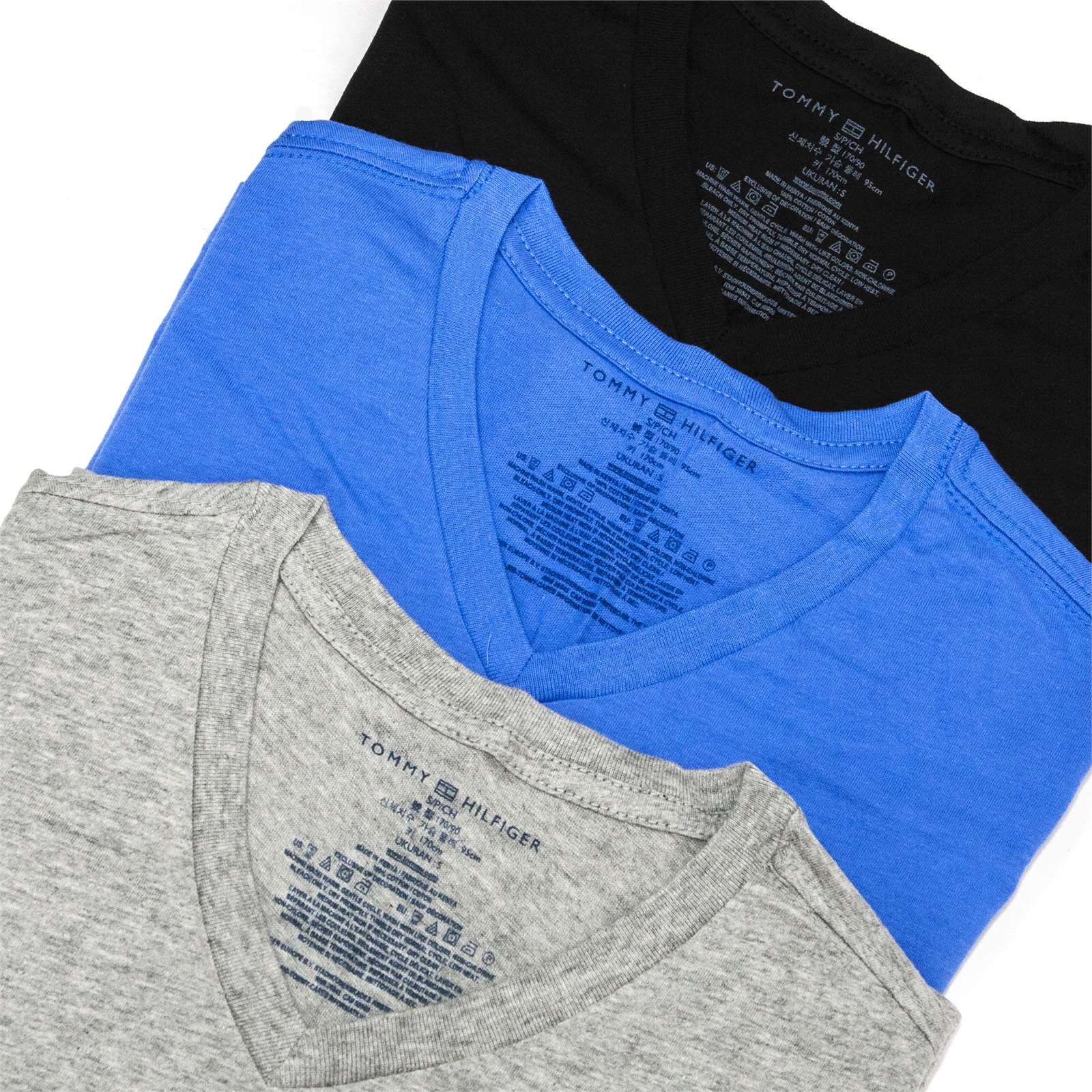 Tommy Hilfiger Men 3 Pack Cotton Classic Fit V-Neck T-Shirt