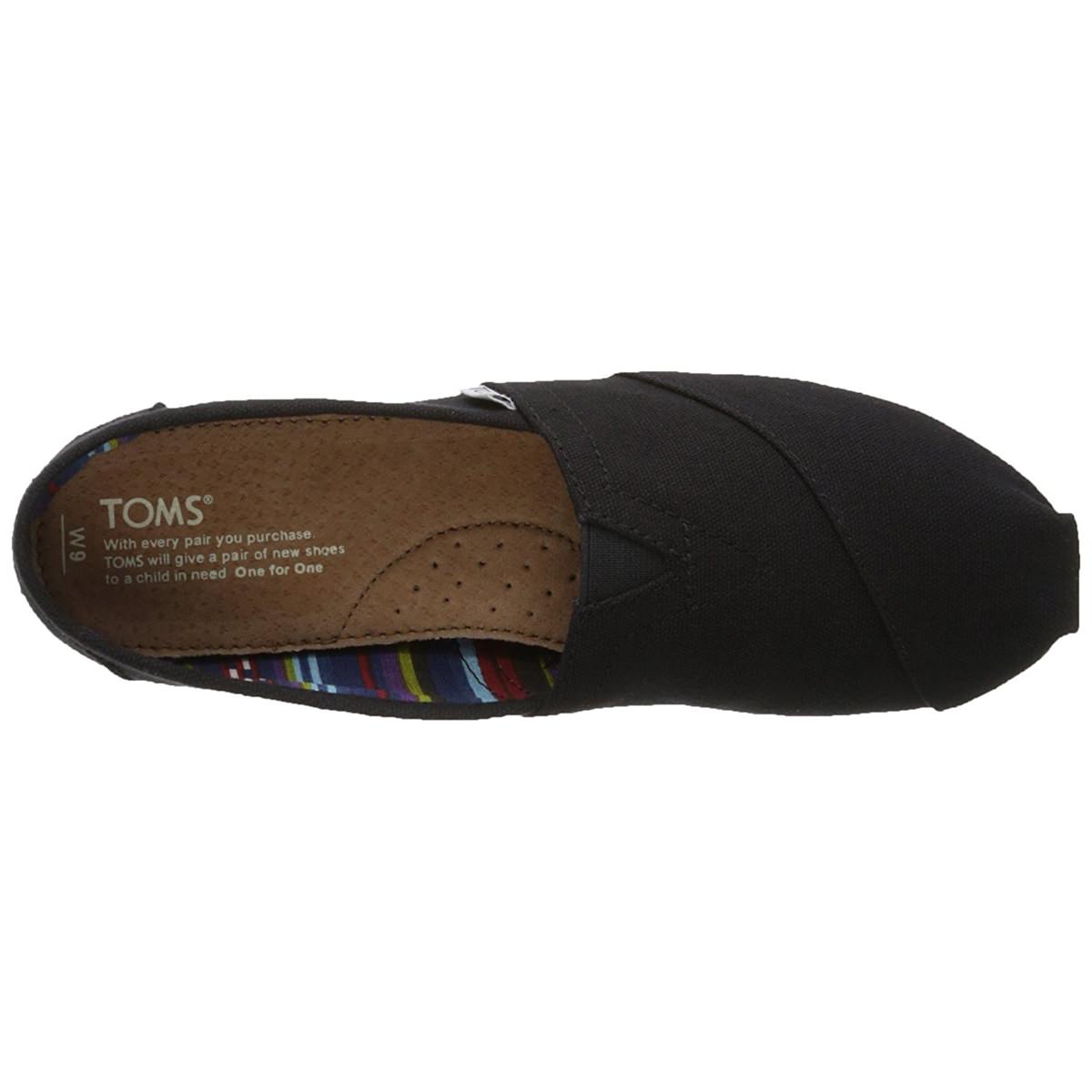 Toms Women Classic Canvas Slip On Flats