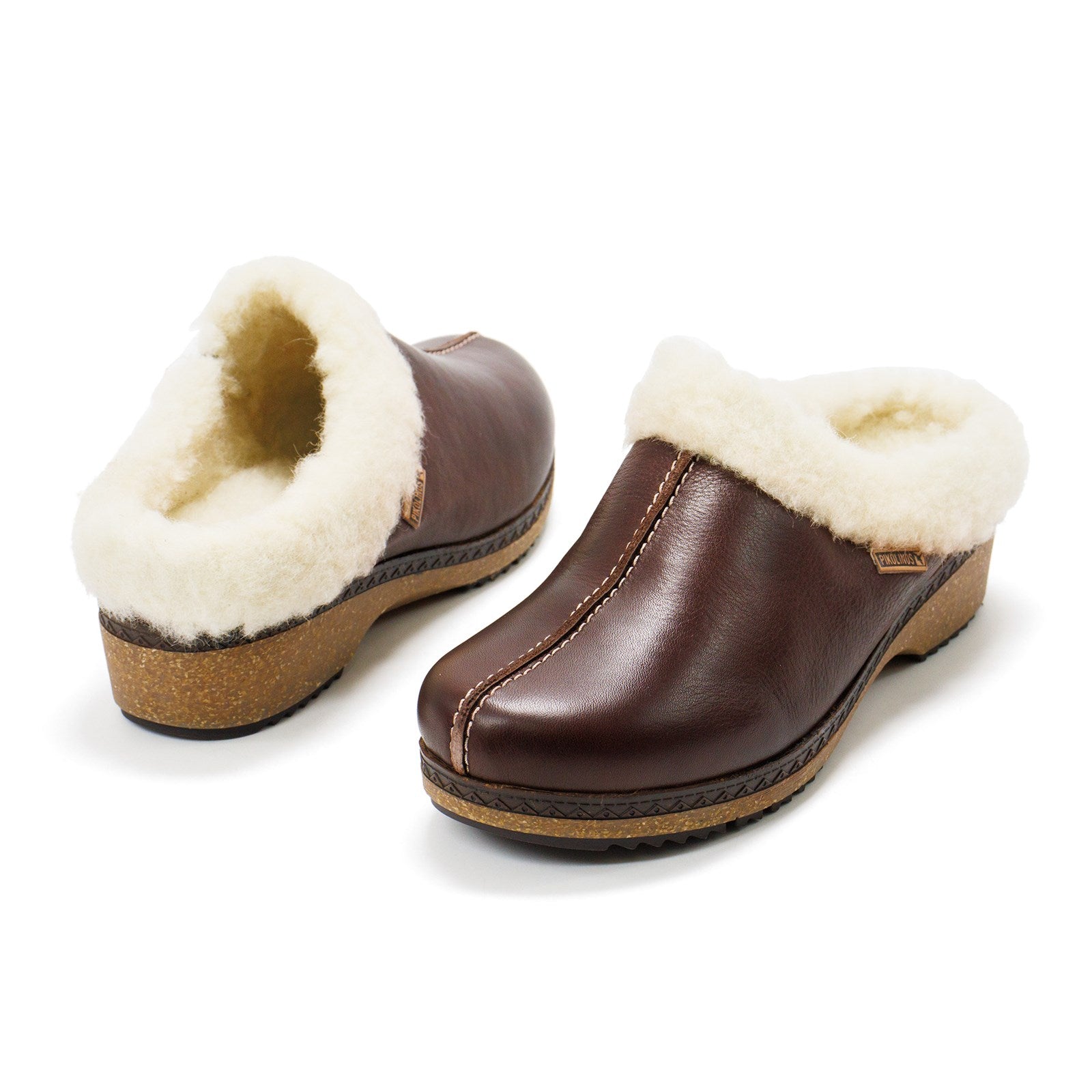 Pikolinos Women Granada W0w Shearling Clogs