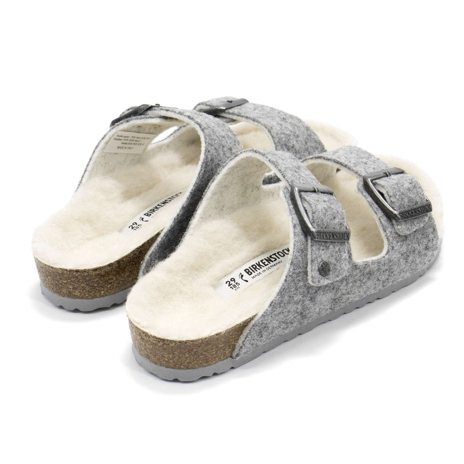 Birkenstock Girl Arizona Rivet Wool Felt Sandals