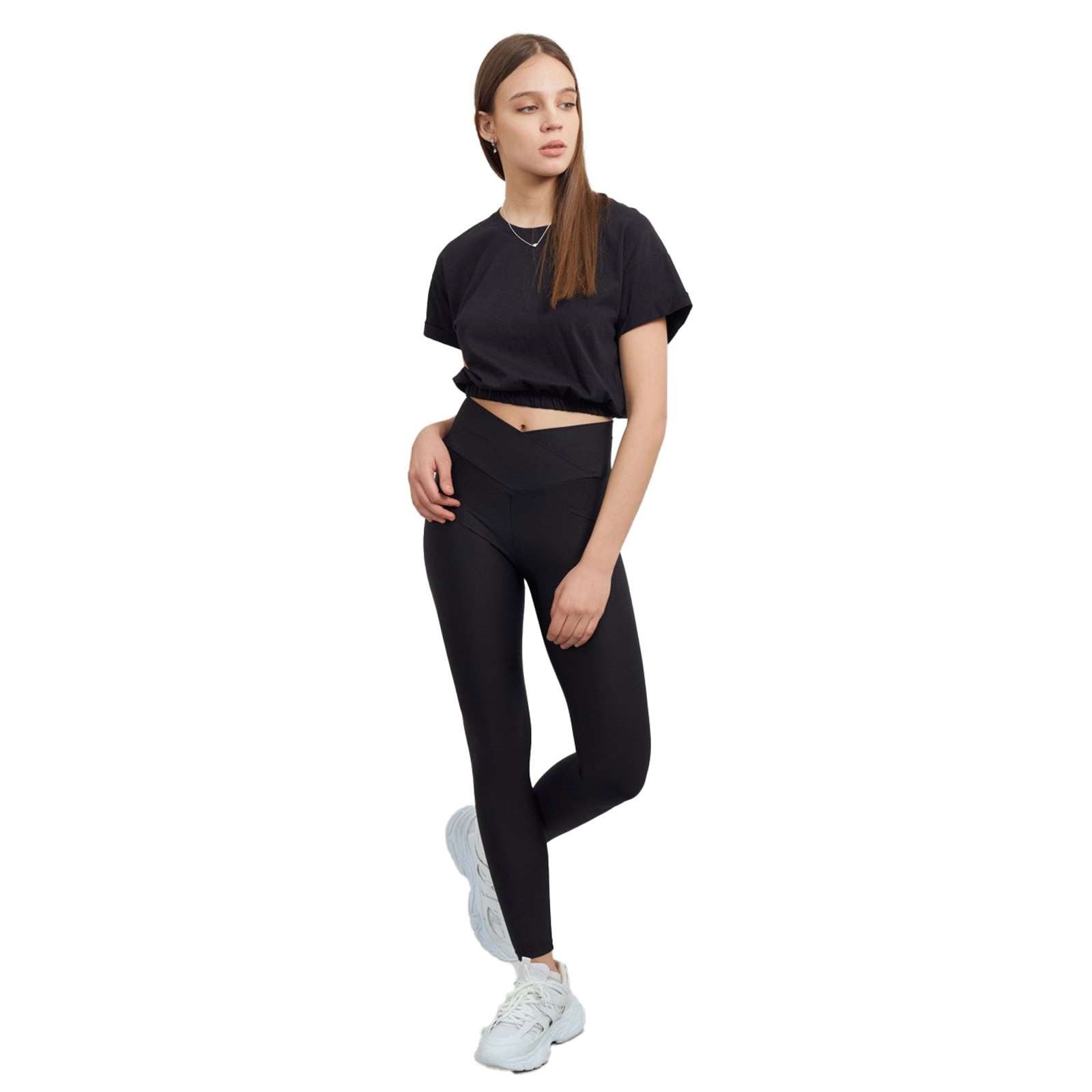 Ambar Women Cross Waist Leggings