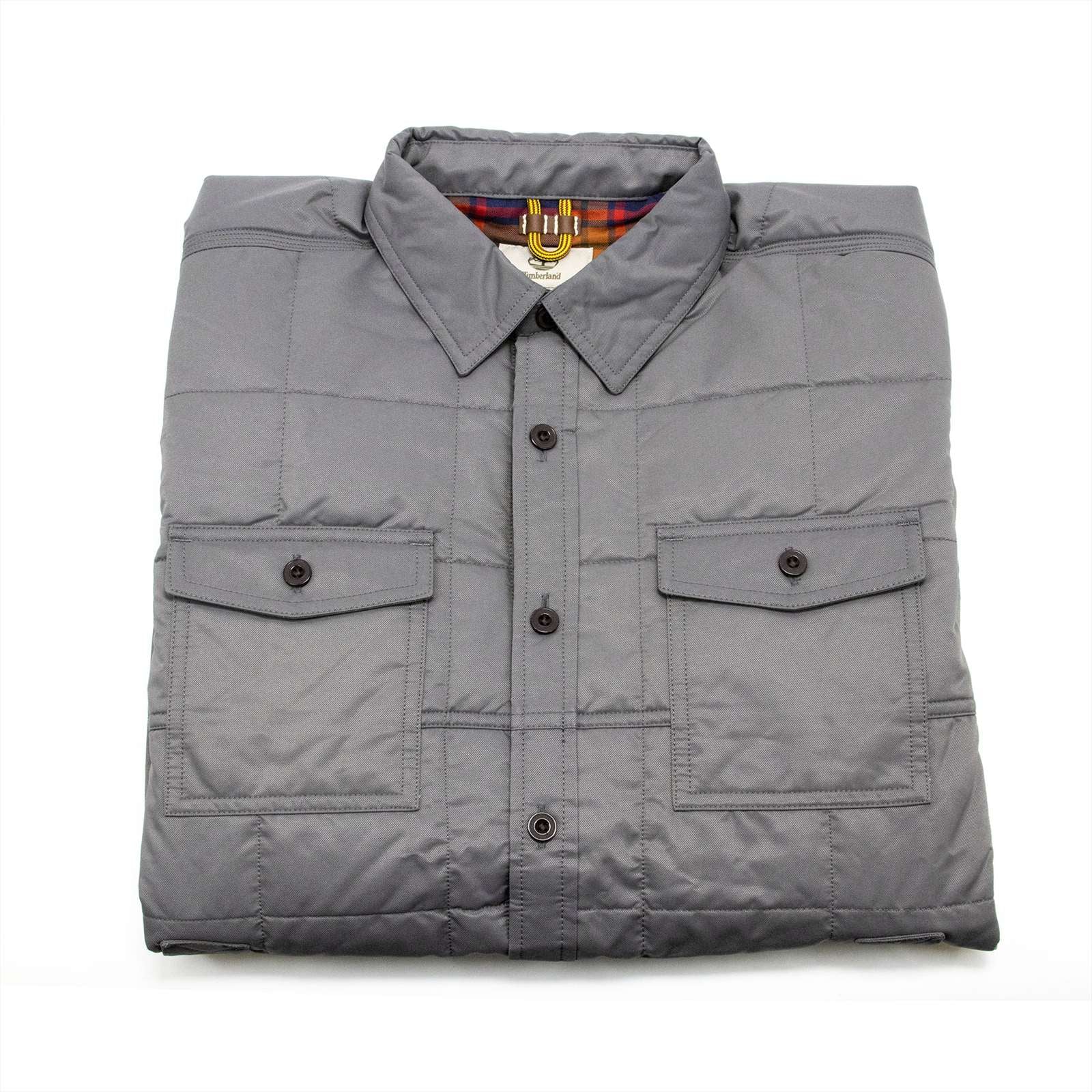 Timberland Men Os Mill Brk Quilted Over Shirt Torn