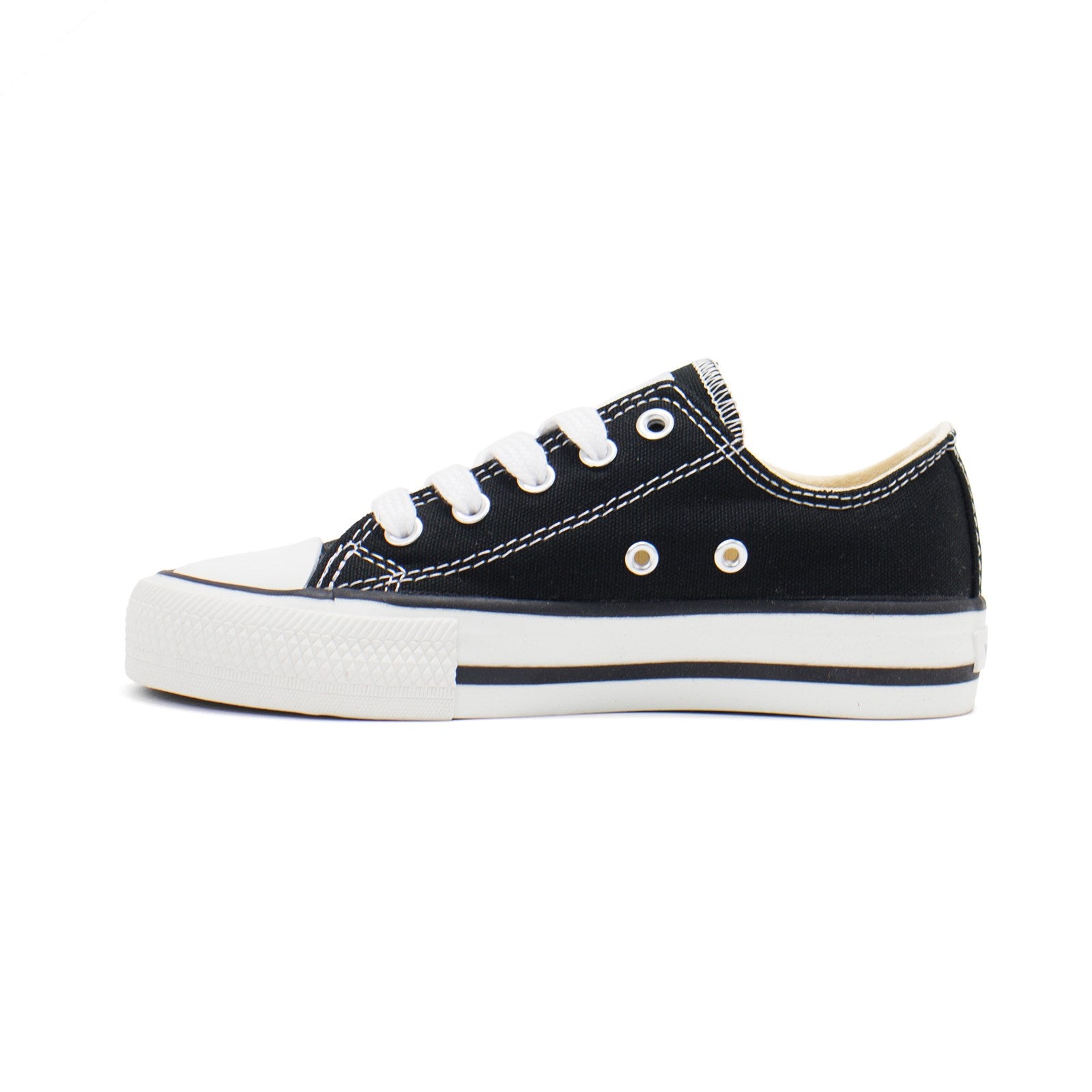 Victoria Boy Tribu Canvas Low Top Lace-Up Sneakers