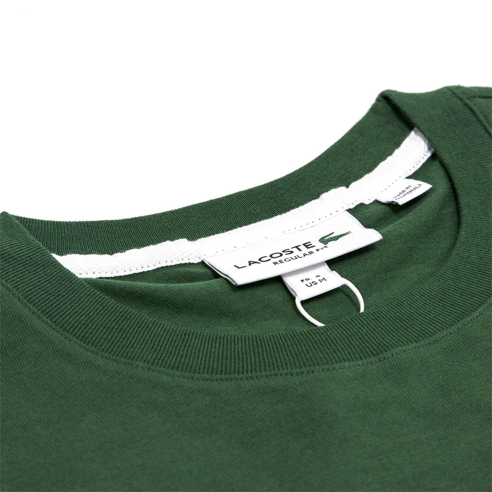 Lacoste Men Lacoste And Crocodile Branded Cotton T-Shirt