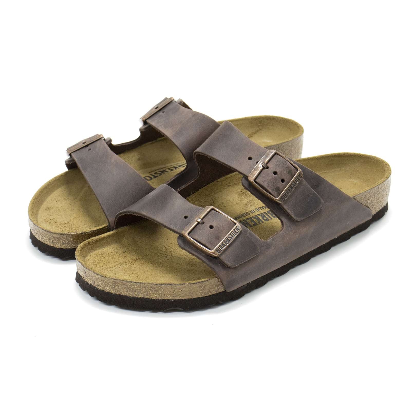 Birkenstock Men Arizona Oiled Leather Sandals