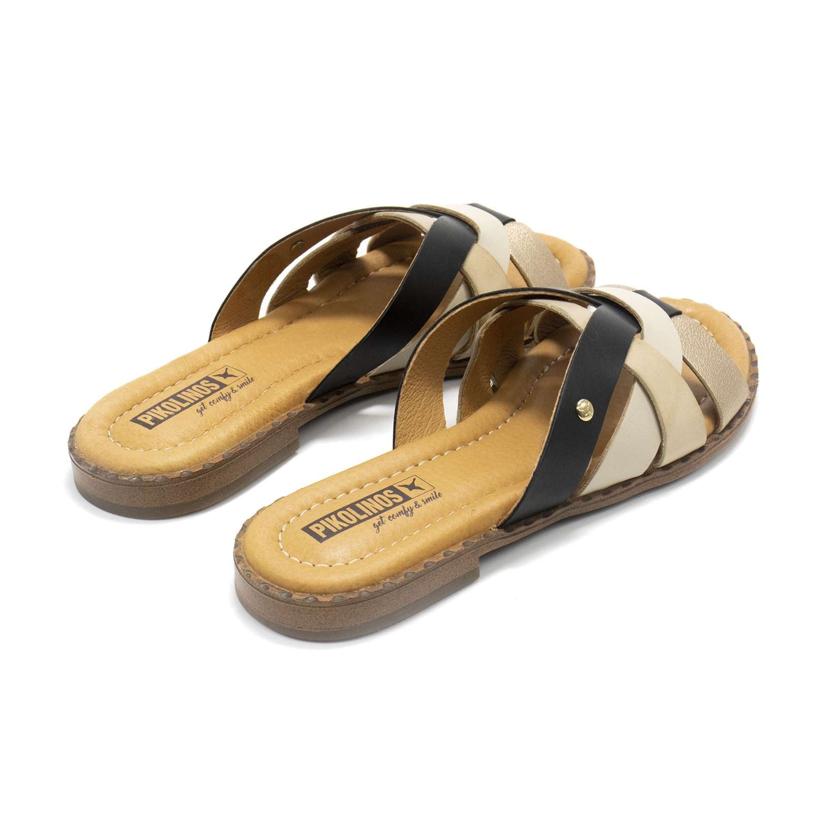 Pikolinos Women Algar Leather Slide Sandals