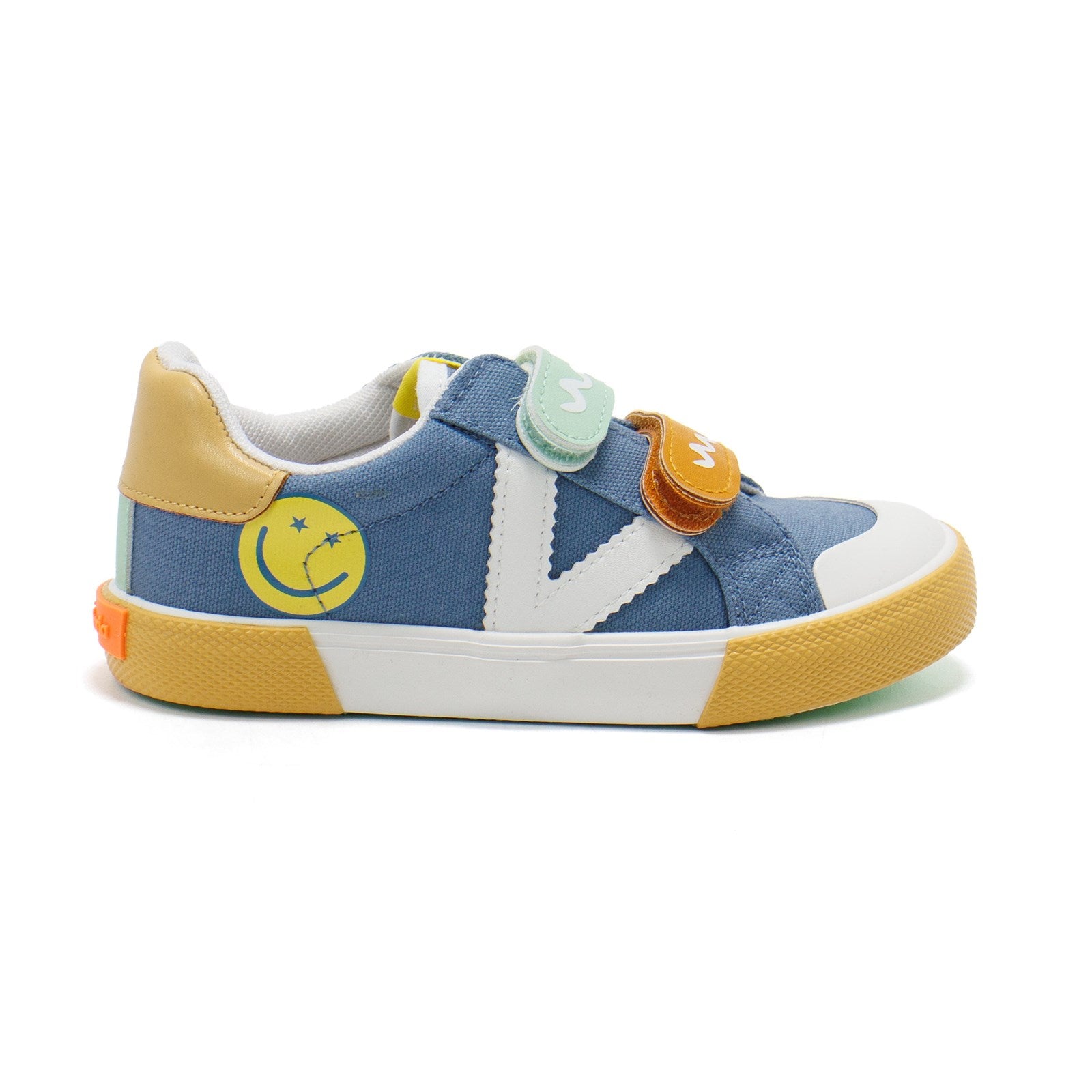 Victoria Boy Tribu Multicolour Print Strap Sneakers