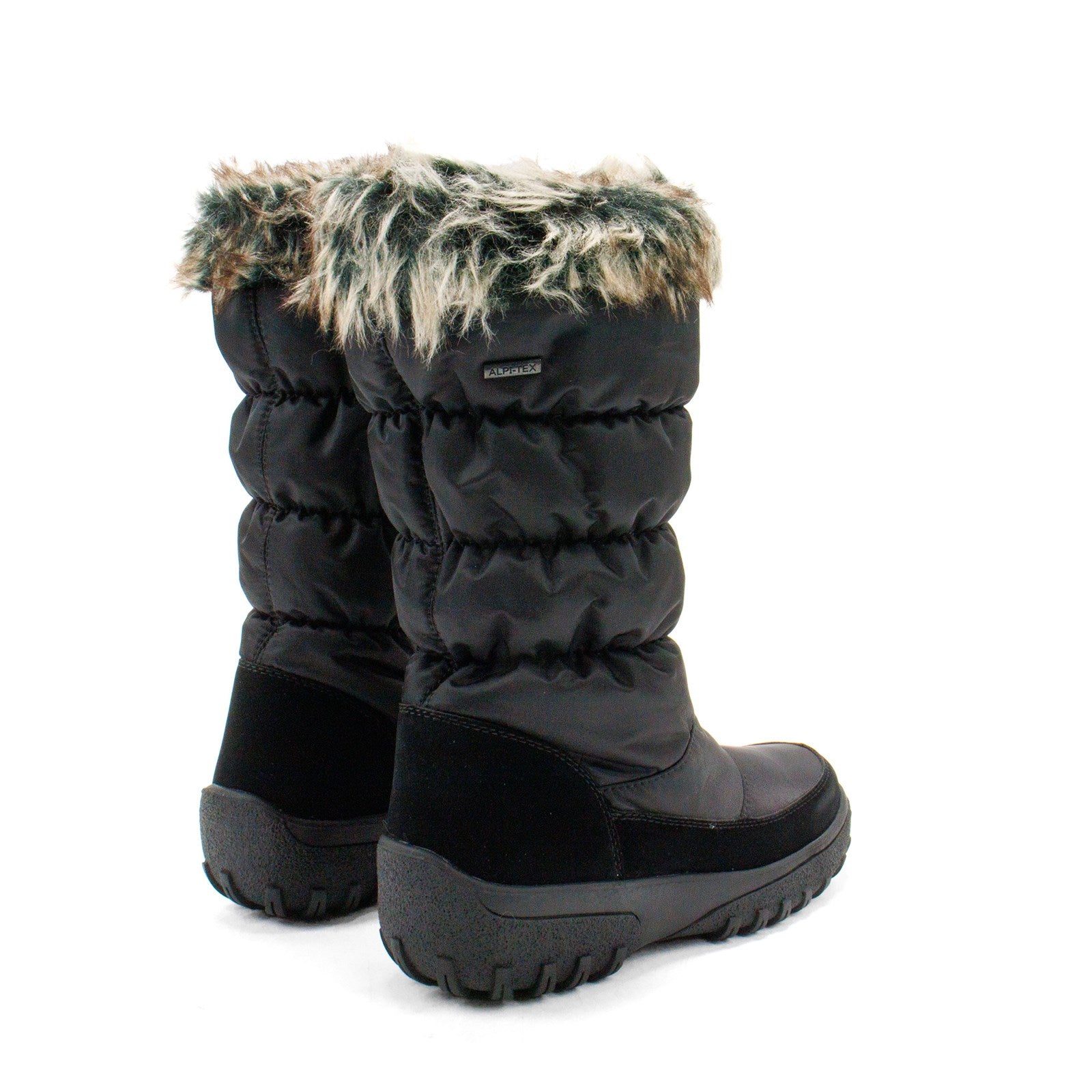 Flexus Women Vanish Faux Fur Cuff Winter Boot