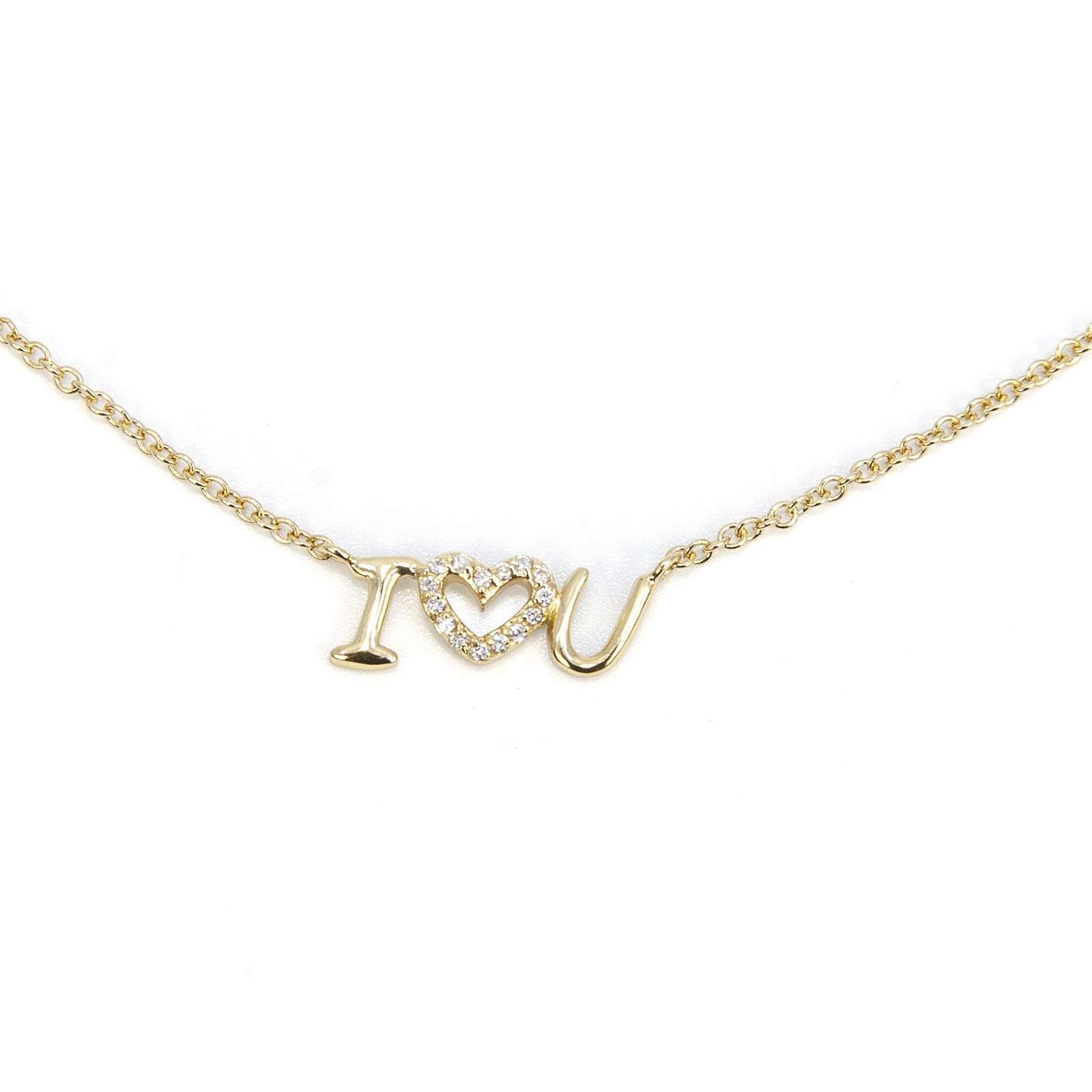 Athra Women I Love You Necklace With Extension