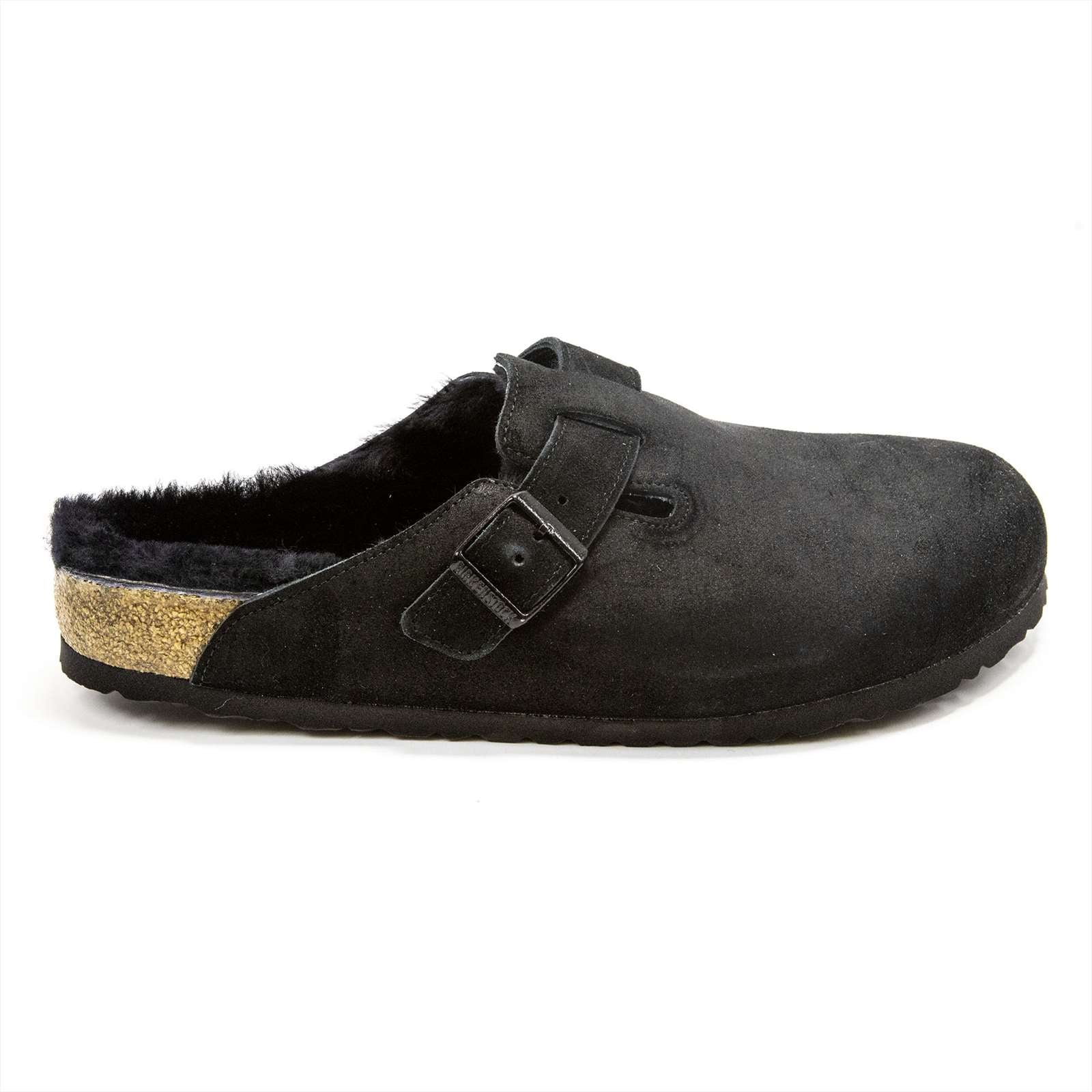 Birkenstock Men Boston Shearling Suede Clogs