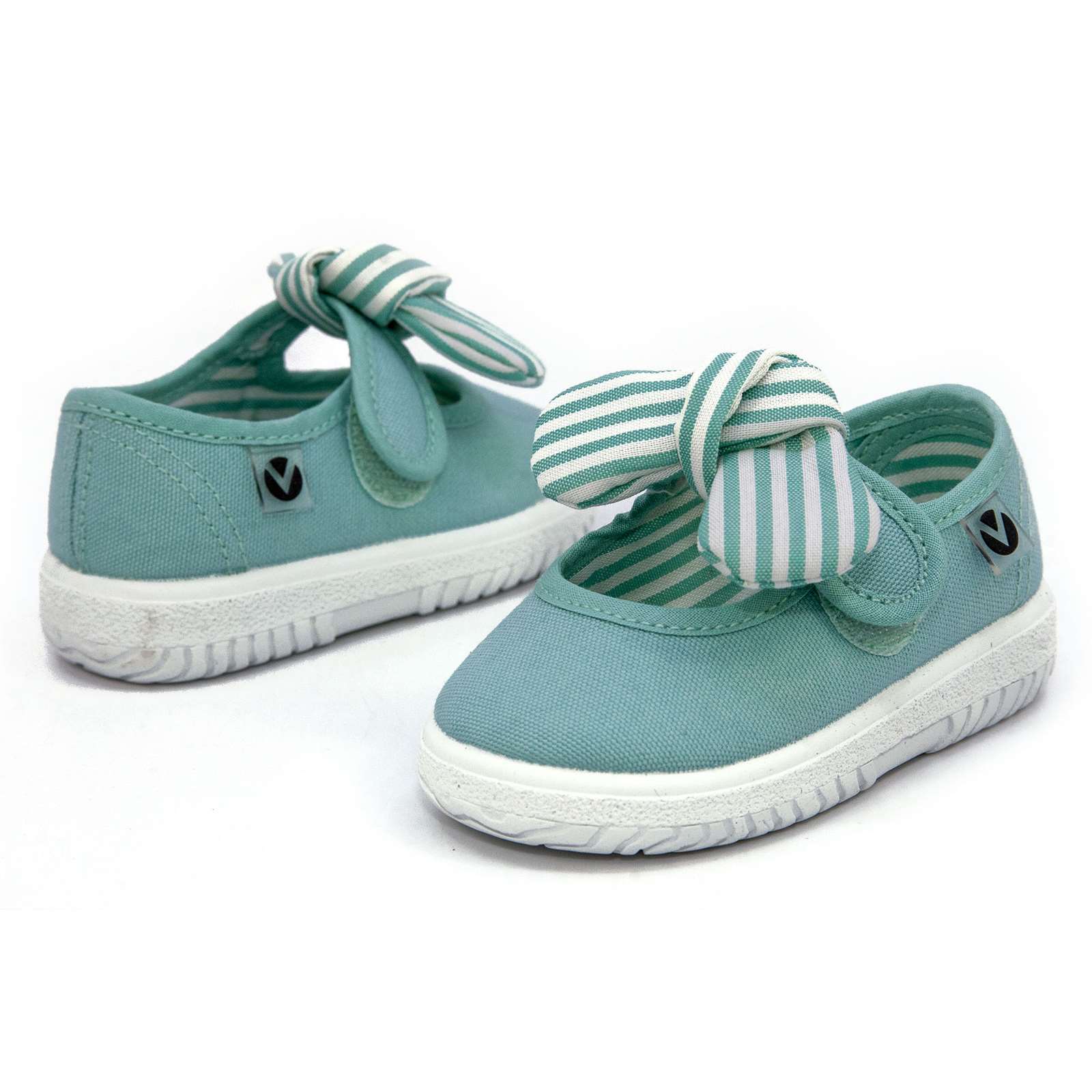 Victoria Toddler Slip On Canvas Bow Shoes