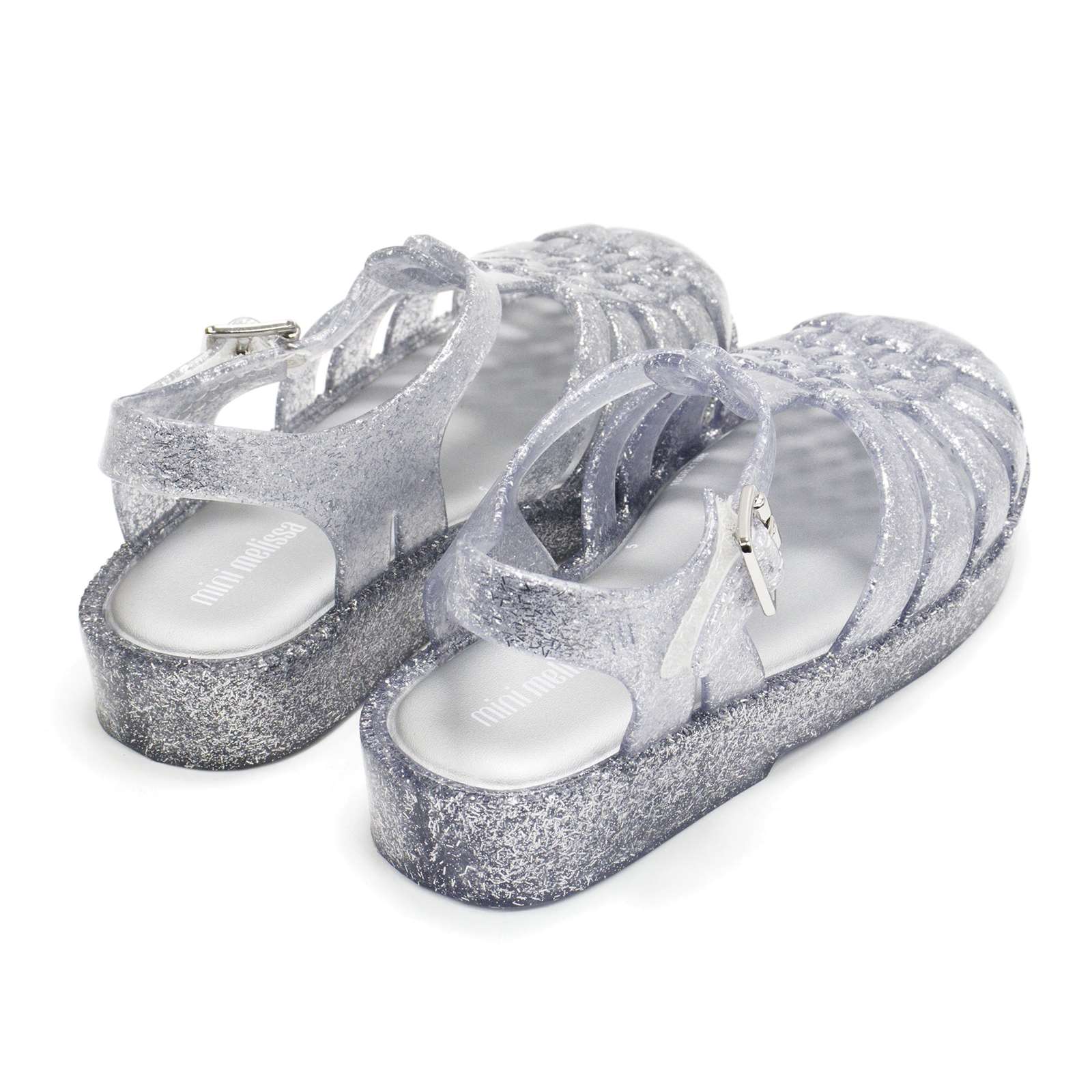 Mini Melissa Toddler Possession Glitter Jelly Sandals
