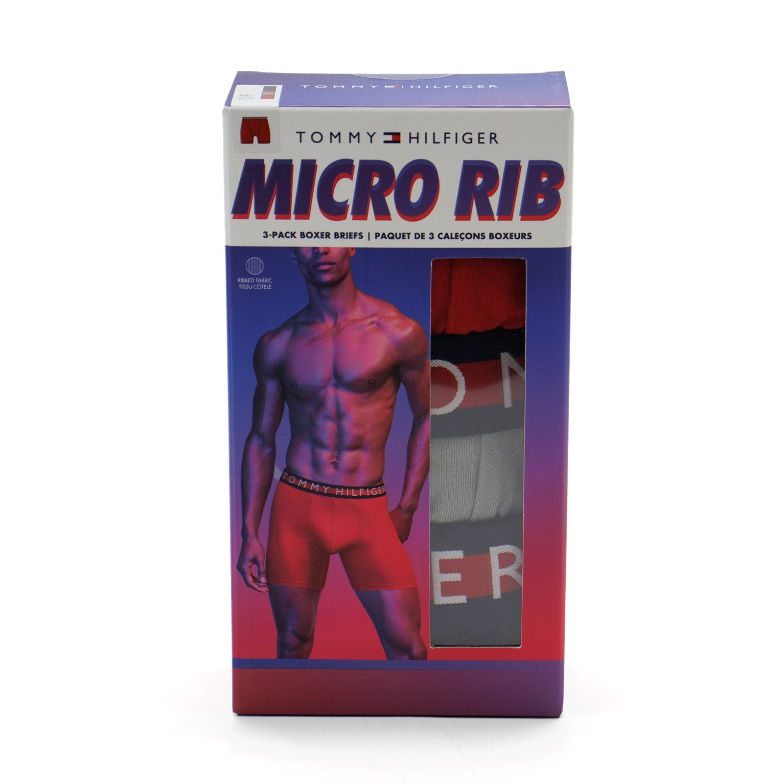 Tommy Hilfiger Men Micro Rib Boxer Briefs 3 Pack