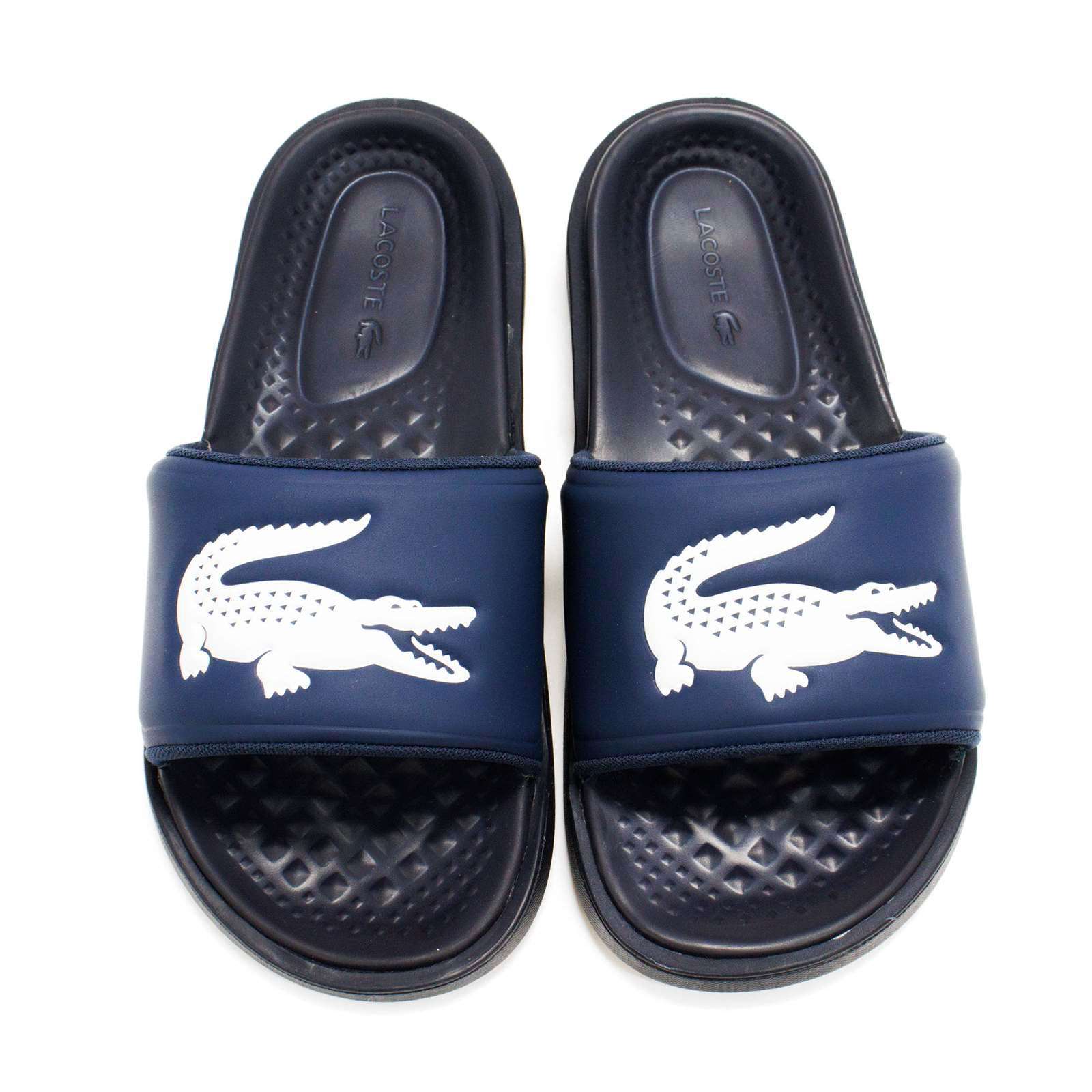 Lacoste Men Croco Dualiste 1122 2 Slide Sandals