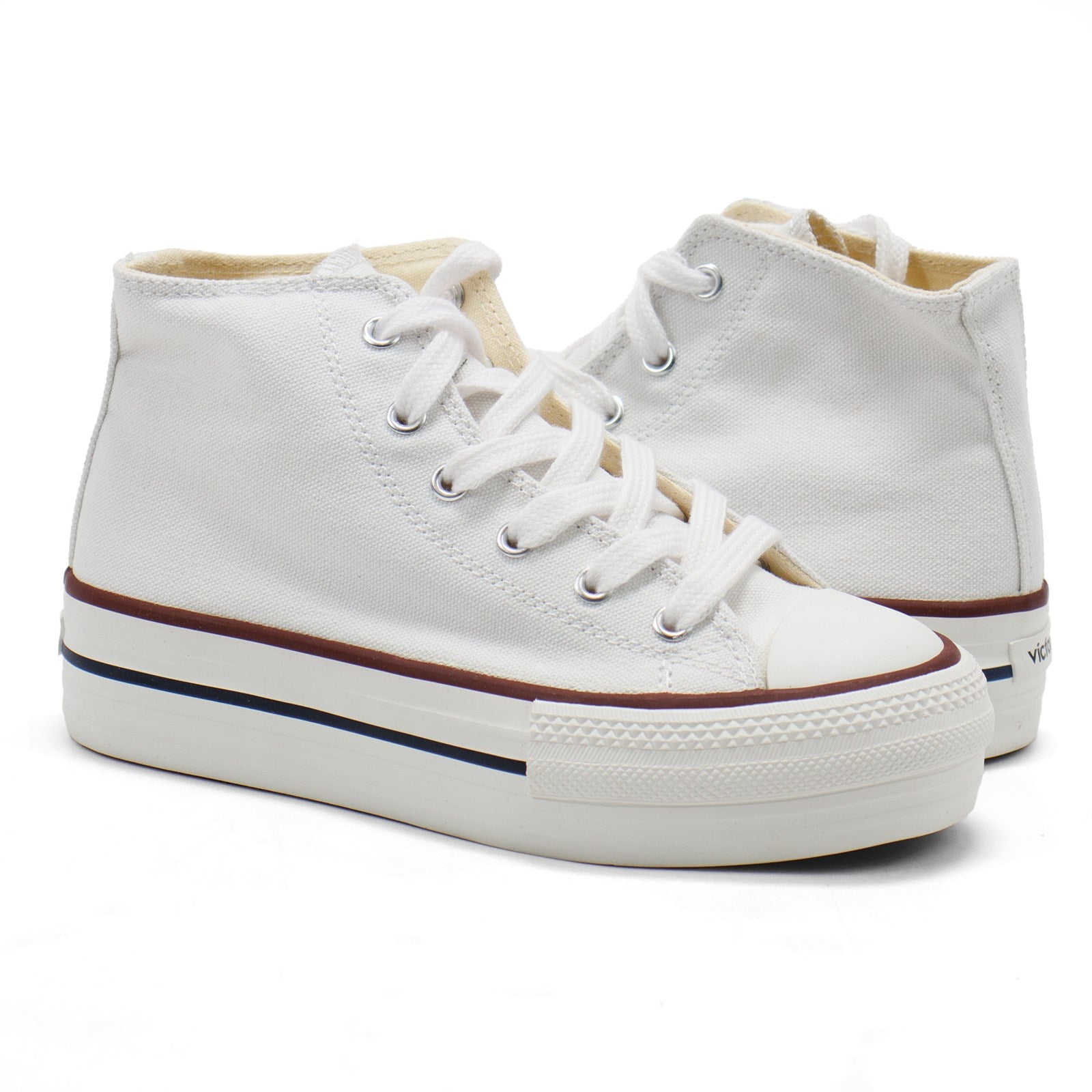 Victoria Girl Tribu Canvas High-Top Platform Trainers