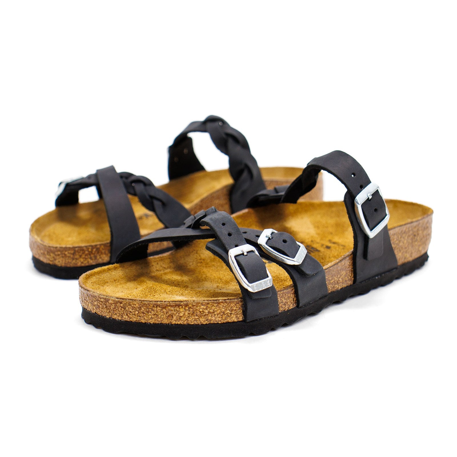 Birkenstock Women Franca Braided Oiled Leather Sandal