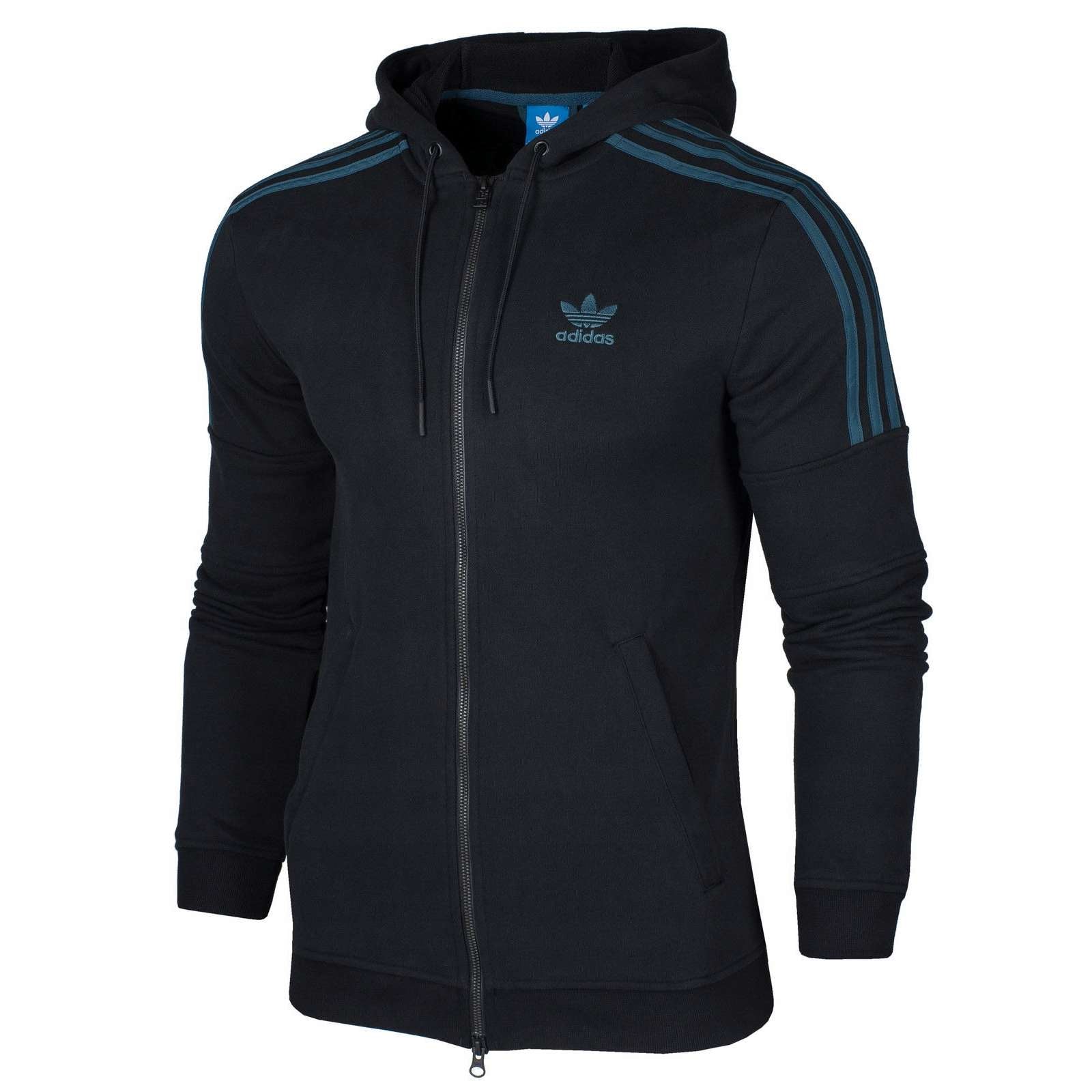 Adidas Men Ornamental Block Full Zip Hoodie