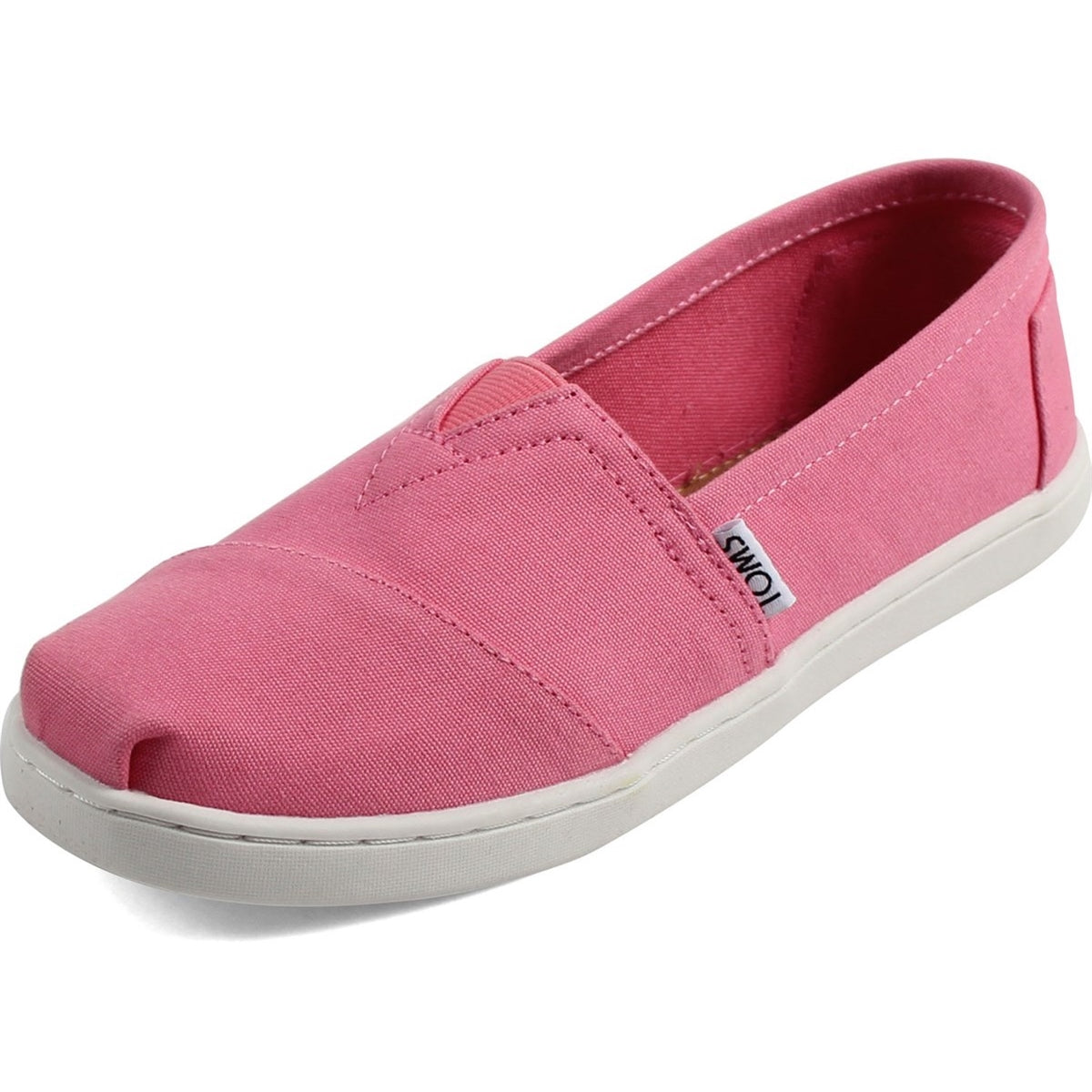 Toms Girl Classic Canvas Slip On Flats