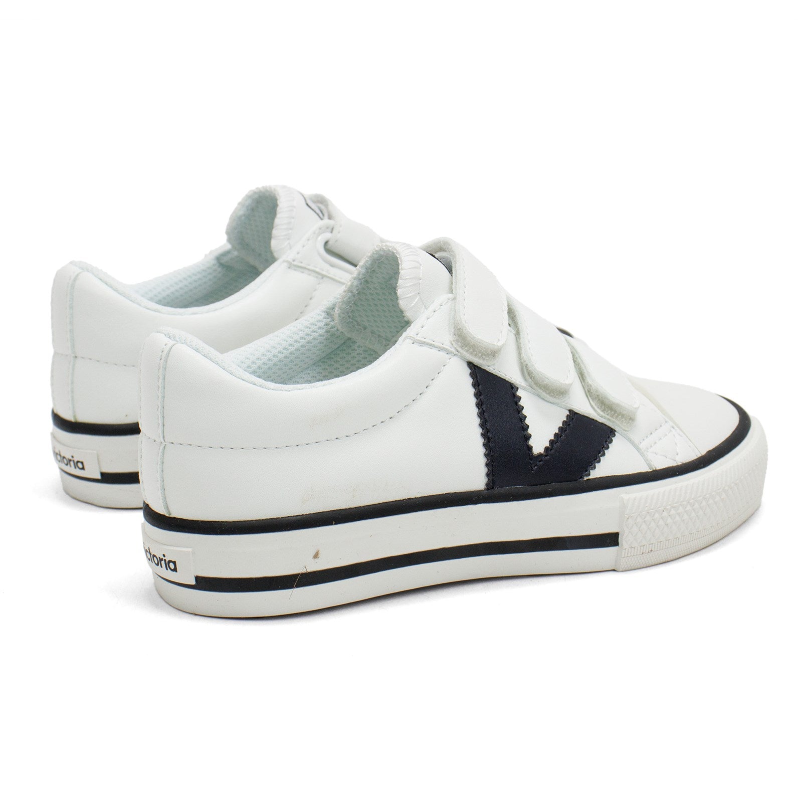 Victoria Toddler Tribu Contrast Faux Leather Straps Sneaker