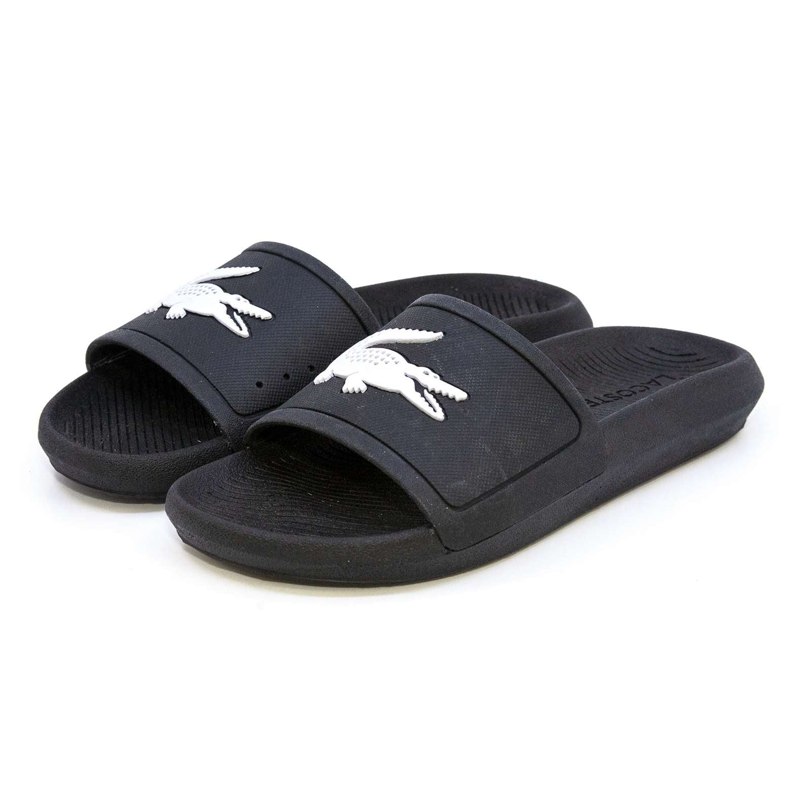 Lacoste Women Croco Slide Sandals