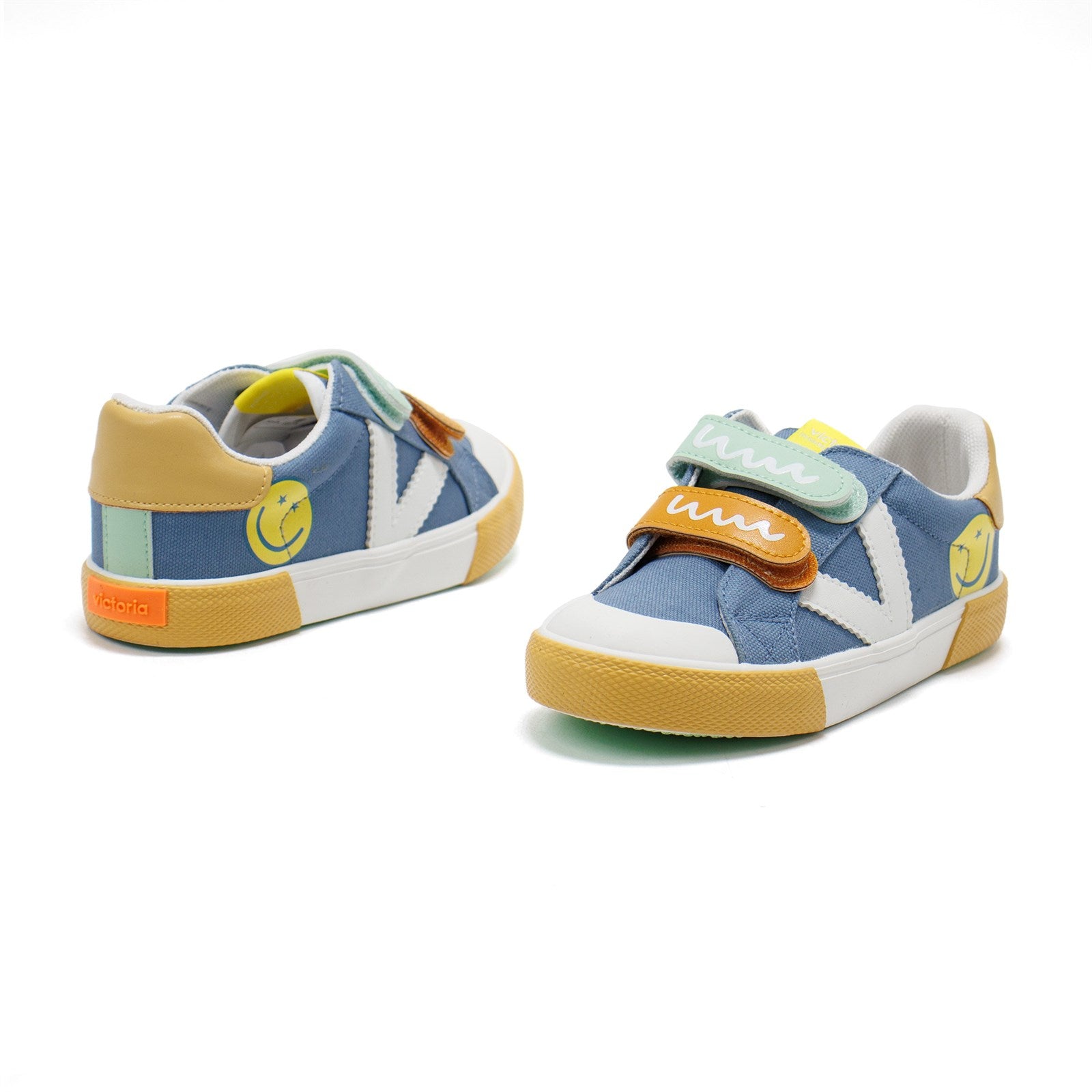 Victoria Boy Tribu Multicolour Print Strap Sneakers