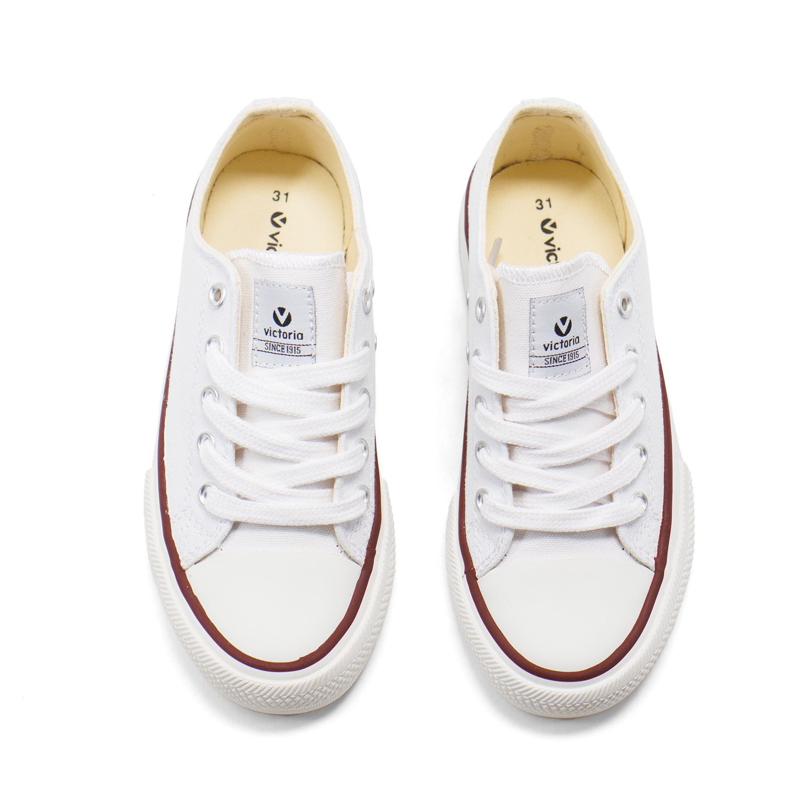Victoria Boy Tribu Canvas Low Top Lace-Up Sneakers