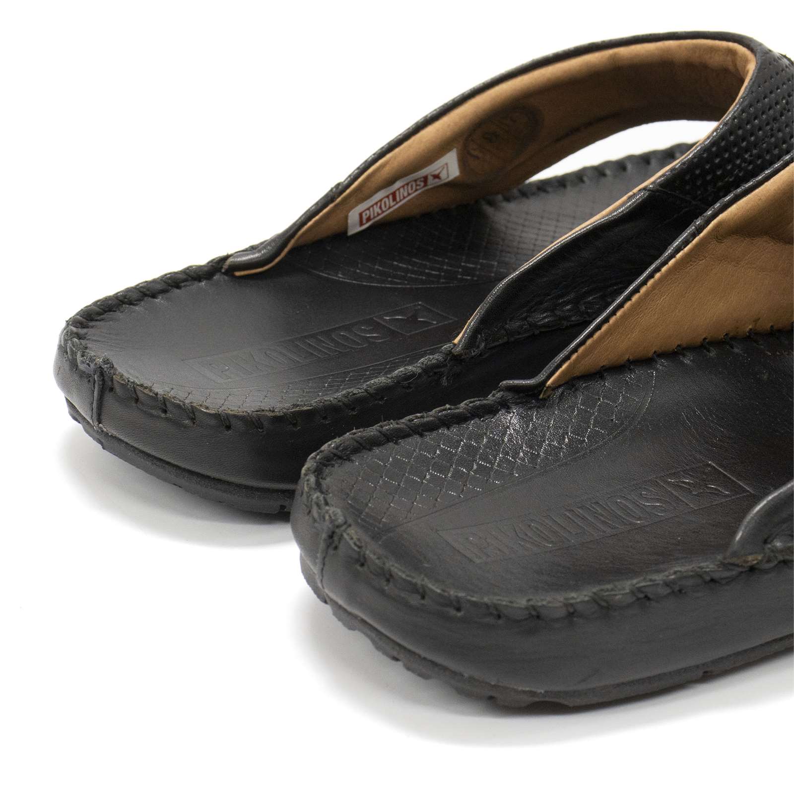 Pikolinos Men Tarifa Leather T-Strap Sandals