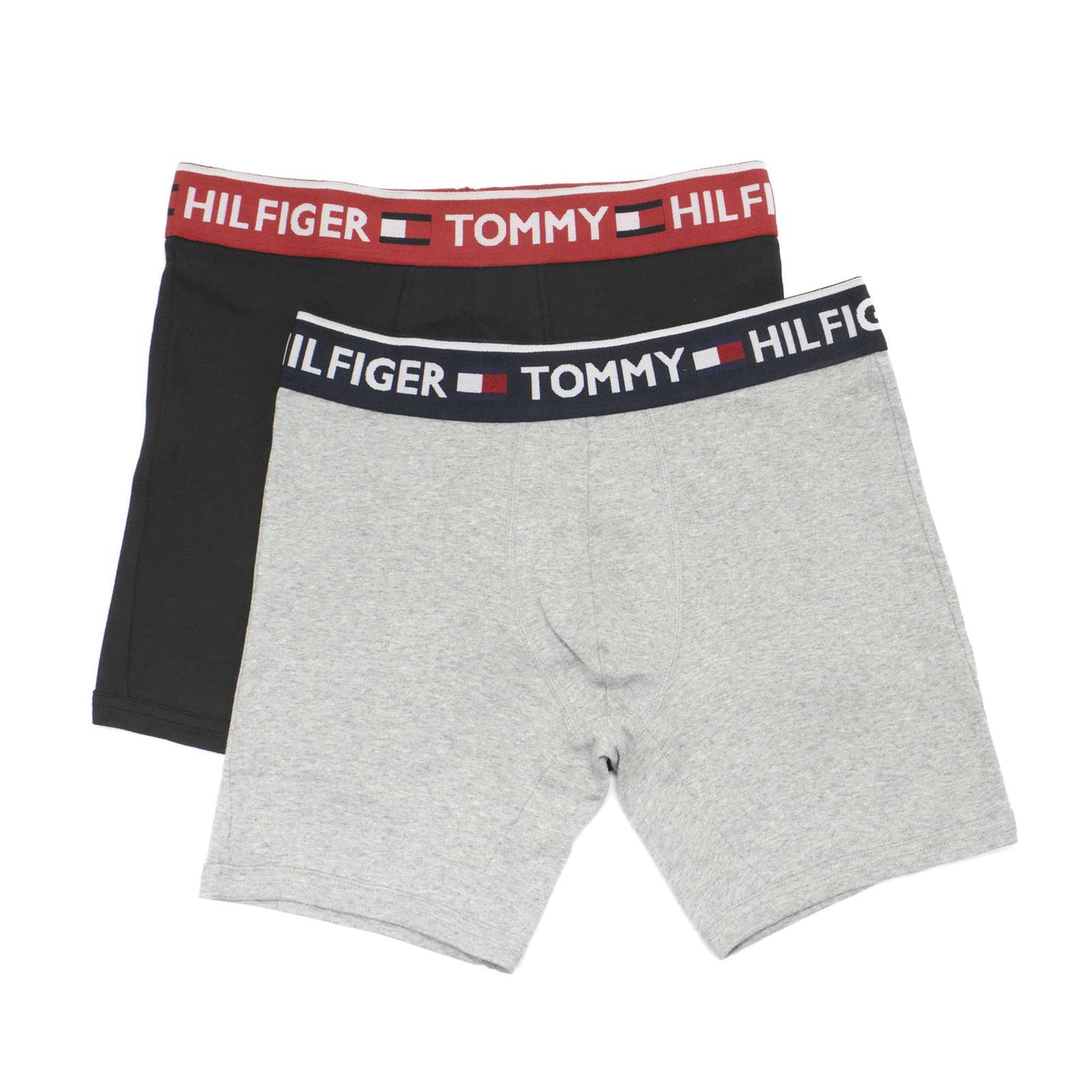 Tommy Hilfiger Men 2 Pack Bold Cotton Low Rise Boxer Briefs